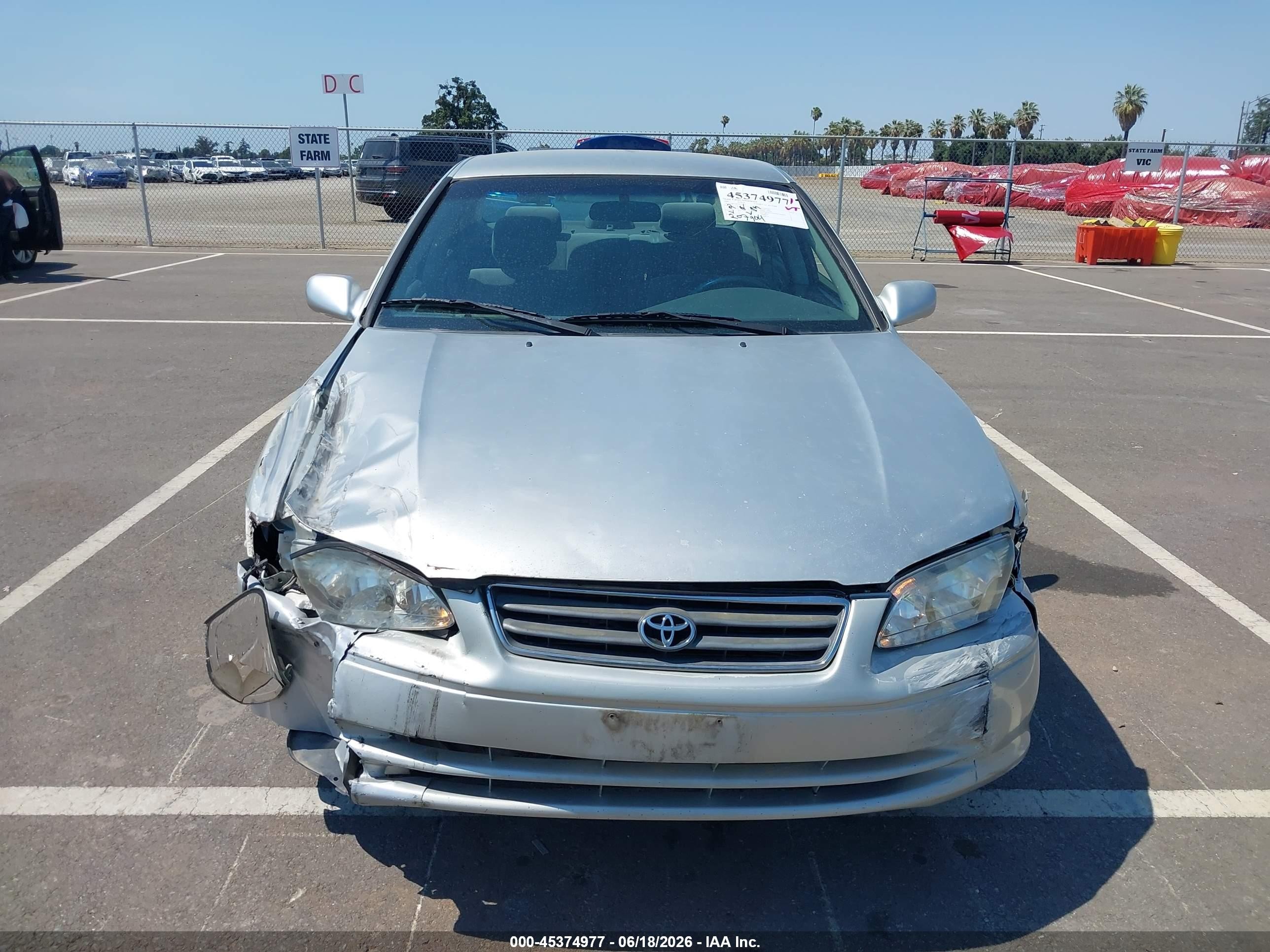 2000 Toyota Camry Le V6 Silver vin: JT2BF22K1Y0254547