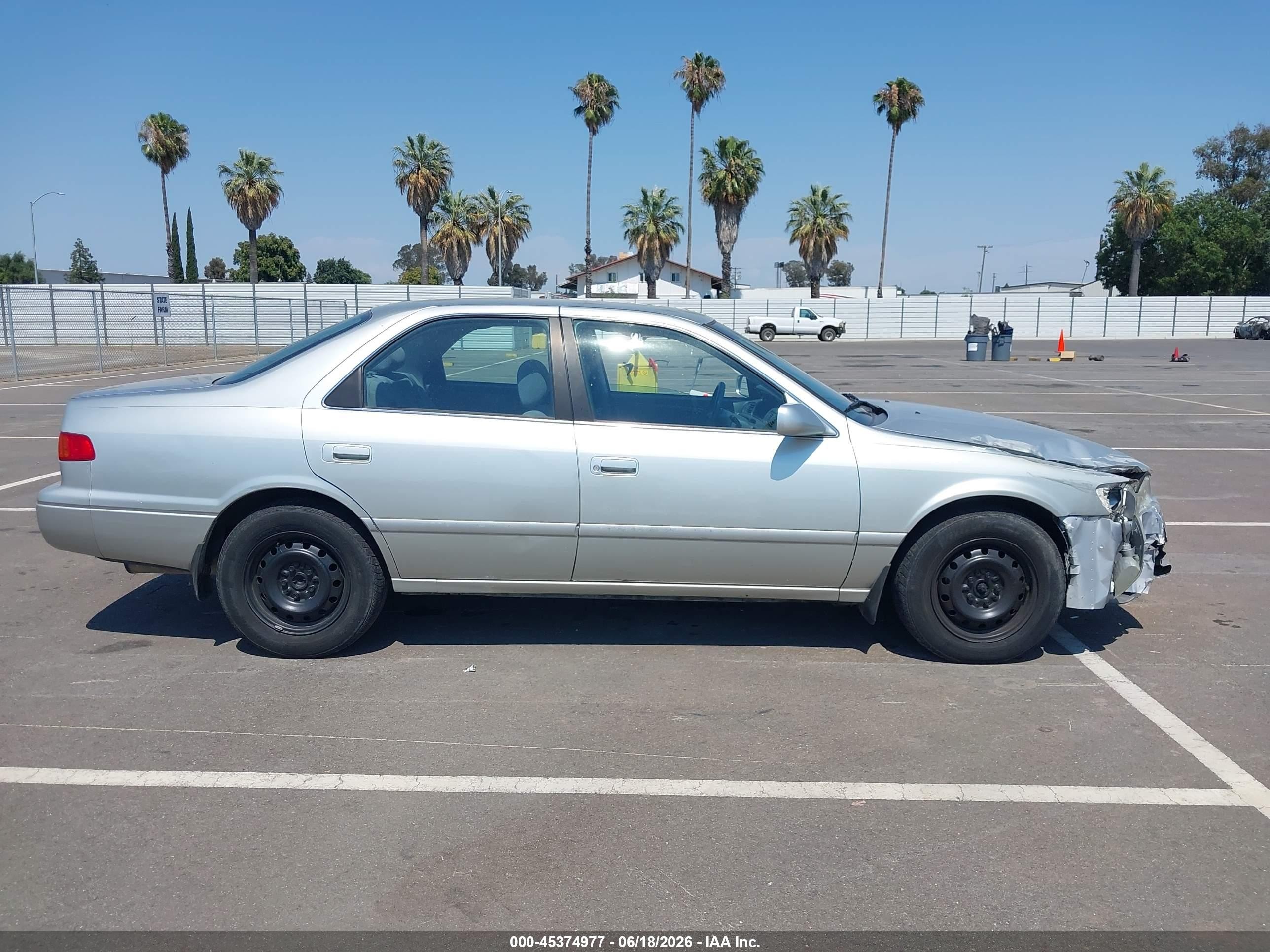 2000 Toyota Camry Le V6 Silver vin: JT2BF22K1Y0254547