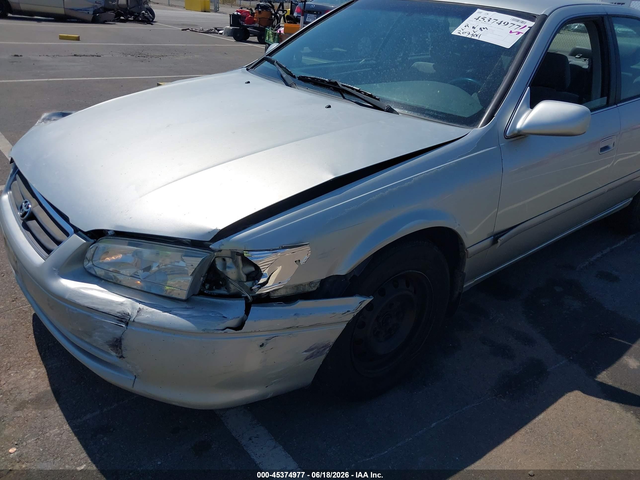 2000 Toyota Camry Le V6 Silver vin: JT2BF22K1Y0254547