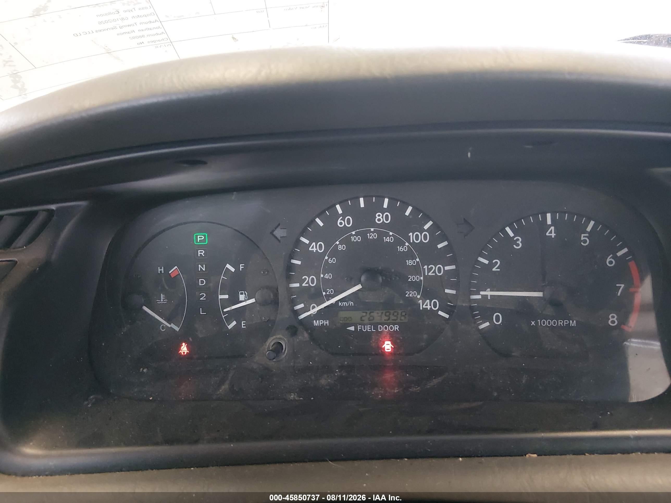 2001 Toyota Camry Le V6 Gold vin: JT2BF22K210340066