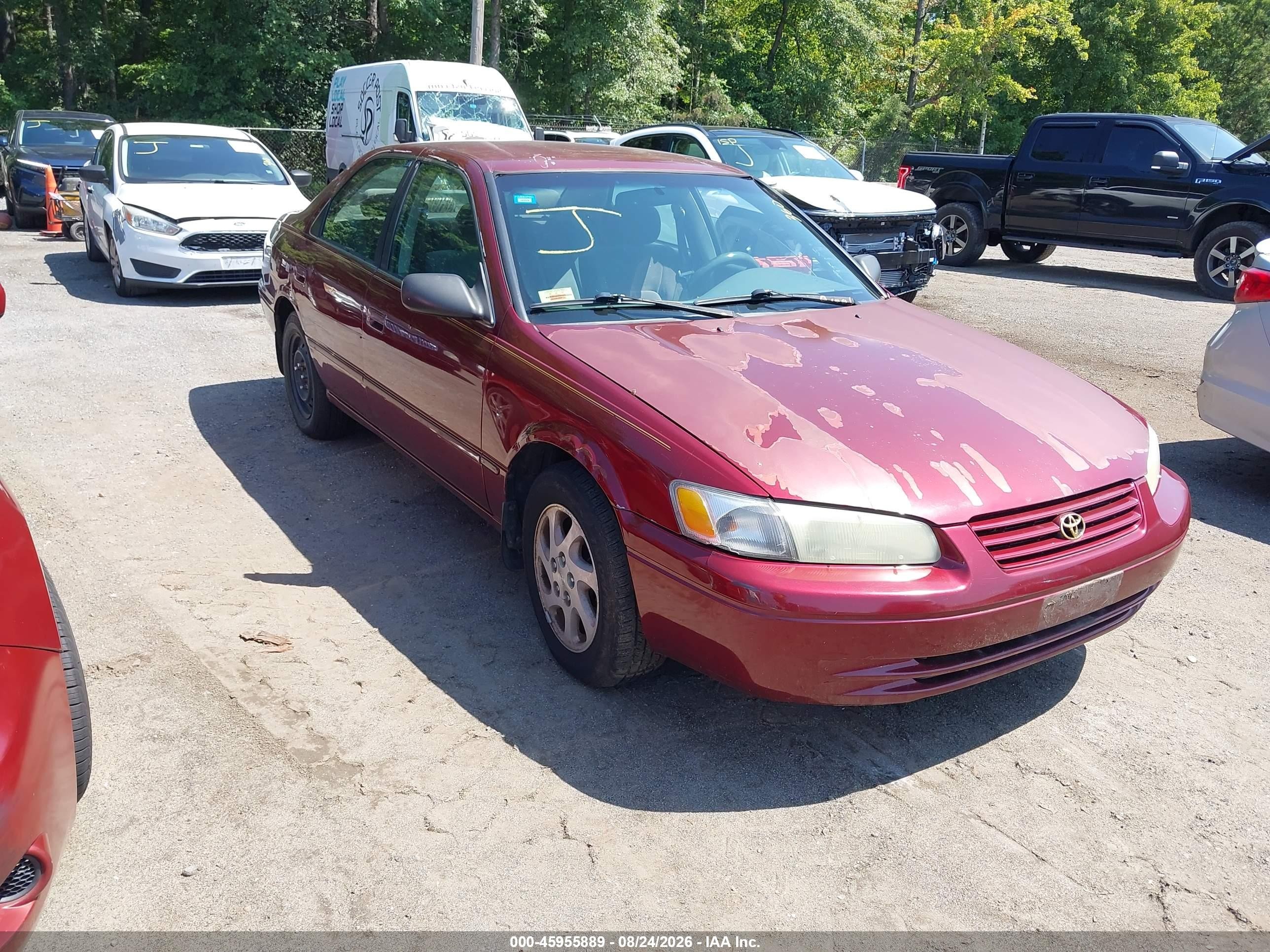 1999 Toyota Camry Le V6 Burgundy vin: JT2BF22K2X0186810