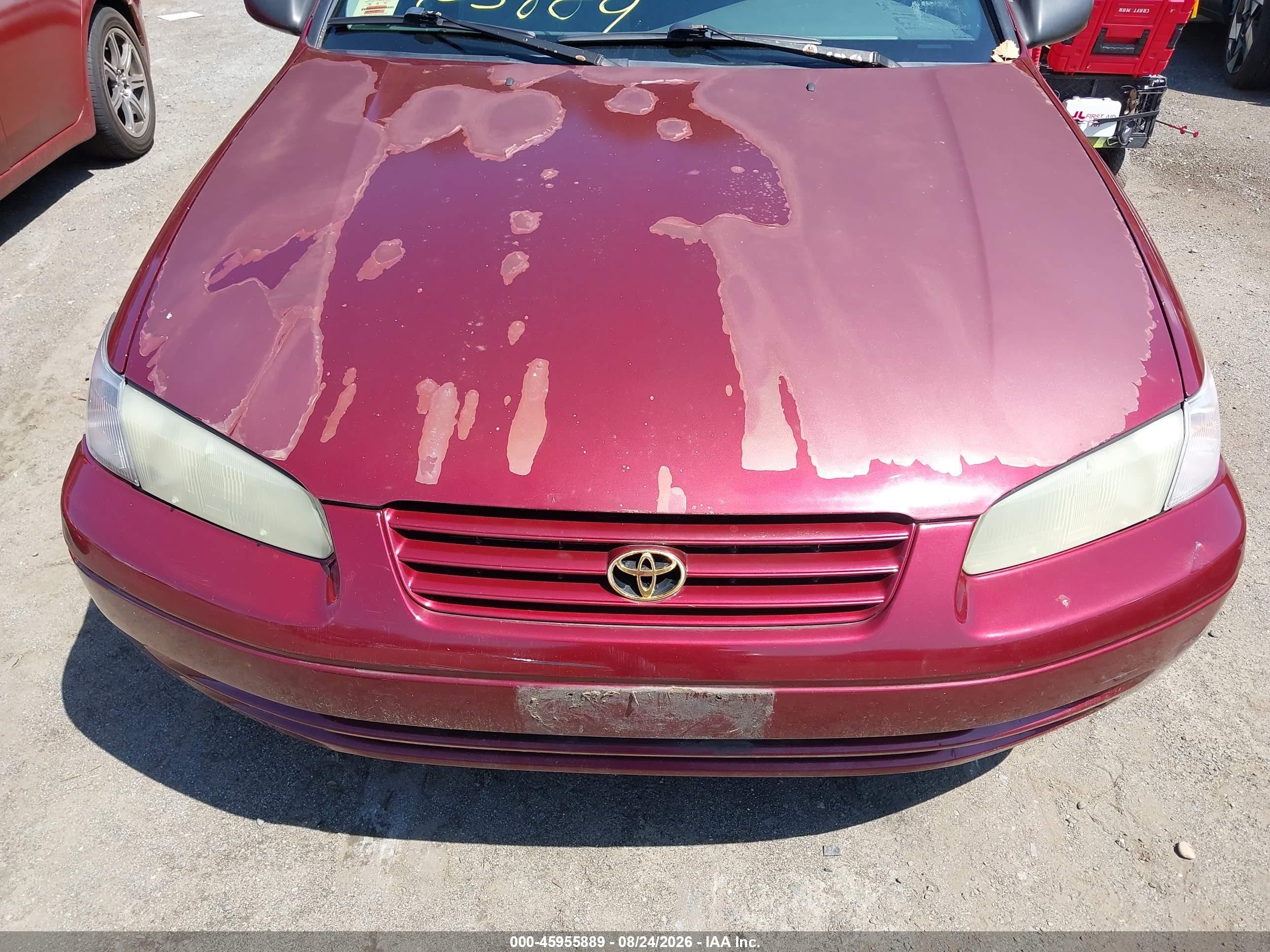 1999 Toyota Camry Le V6 Burgundy vin: JT2BF22K2X0186810