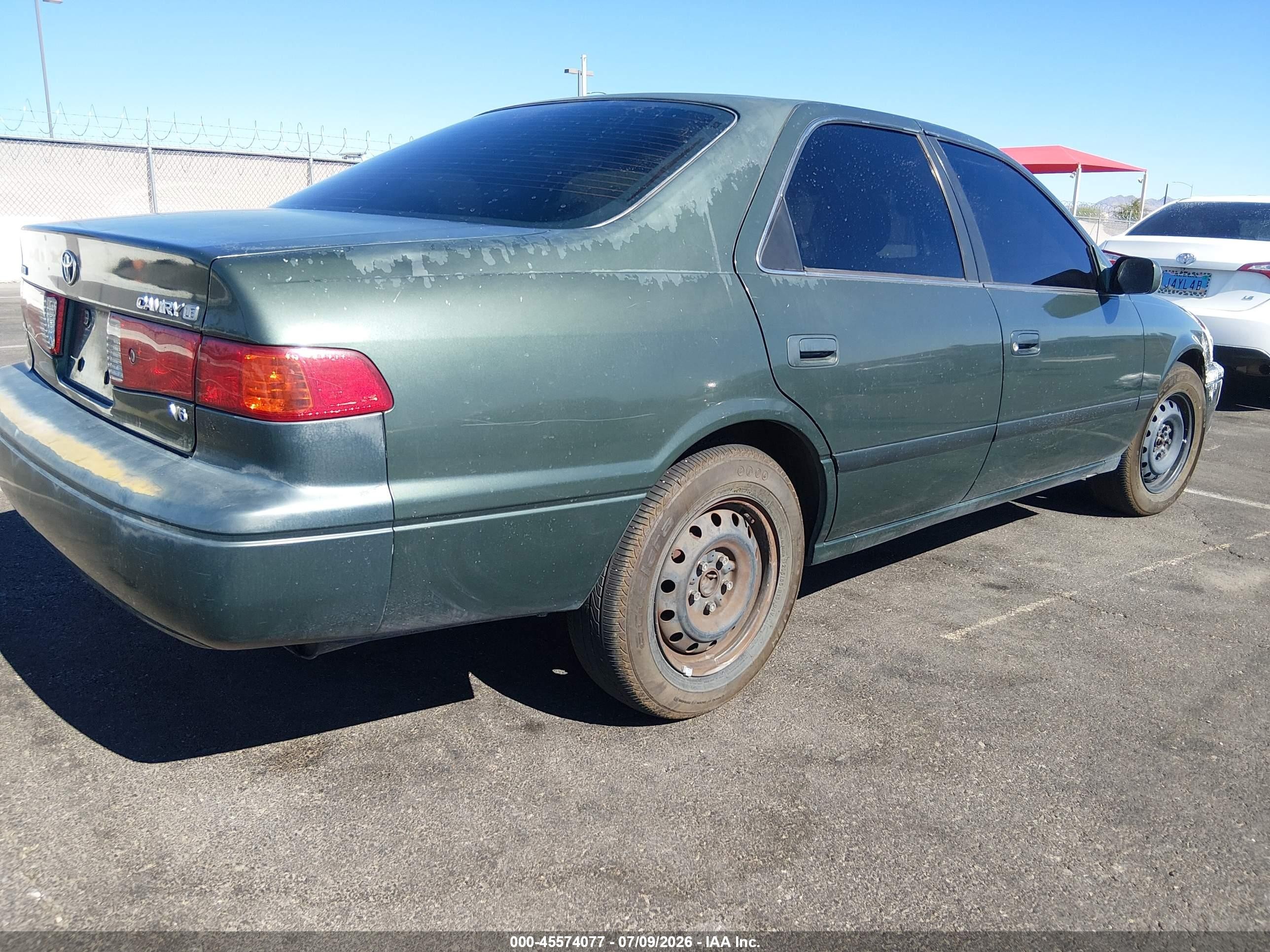 2001 Toyota Camry Le V6 Green vin: JT2BF22K310289905