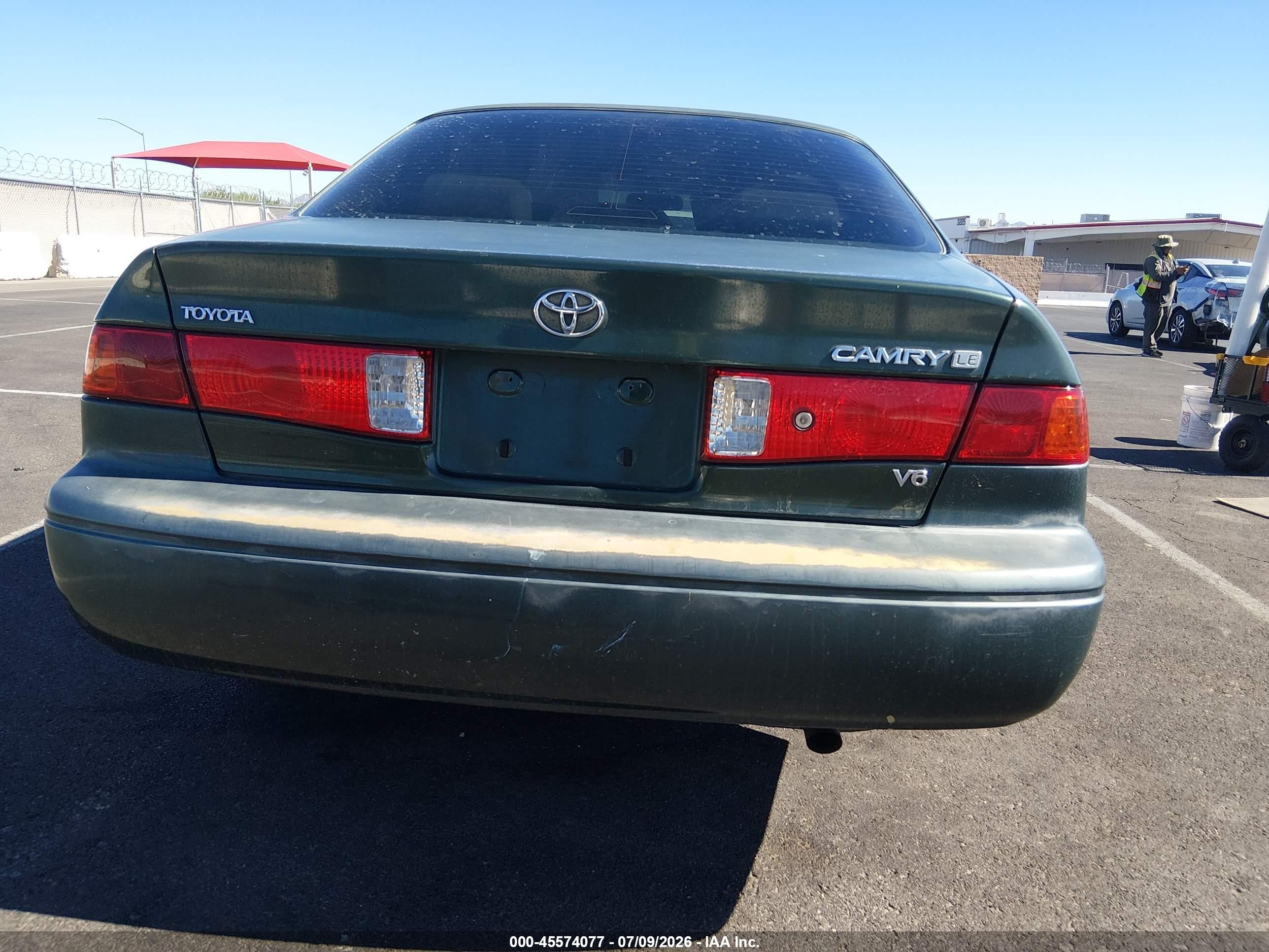 2001 Toyota Camry Le V6 Green vin: JT2BF22K310289905