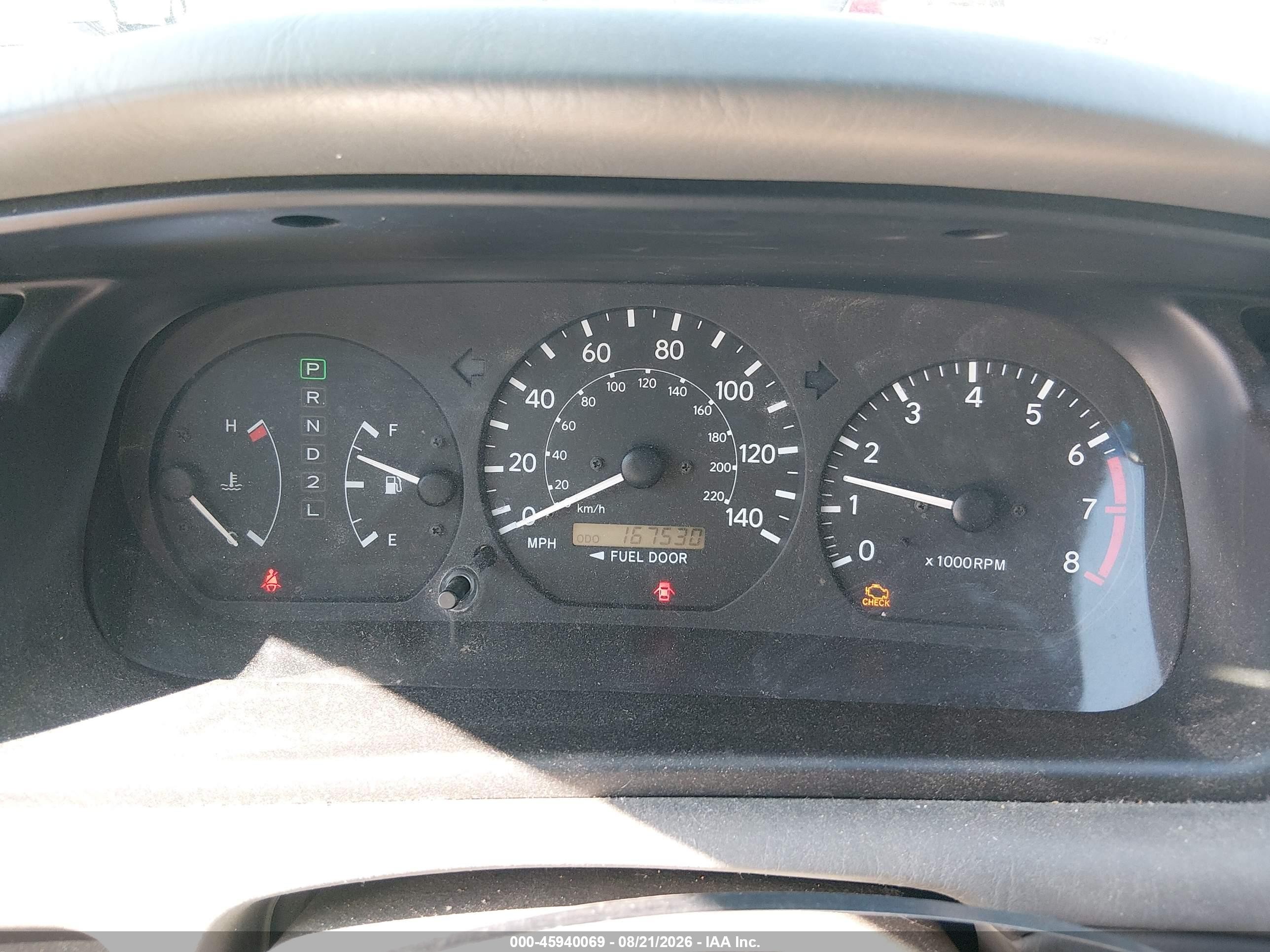 2001 Toyota Camry Le V6 Gold vin: JT2BF22K310304533