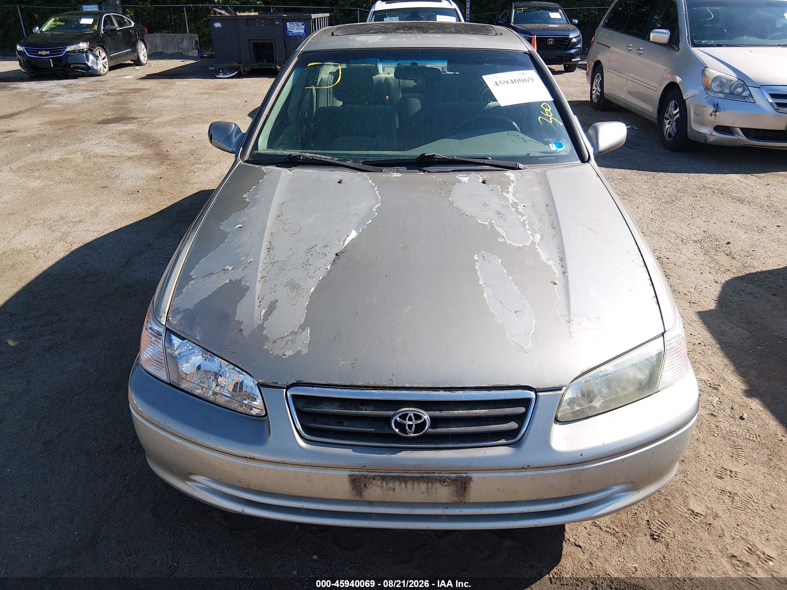 2001 Toyota Camry Le V6 Gold vin: JT2BF22K310304533