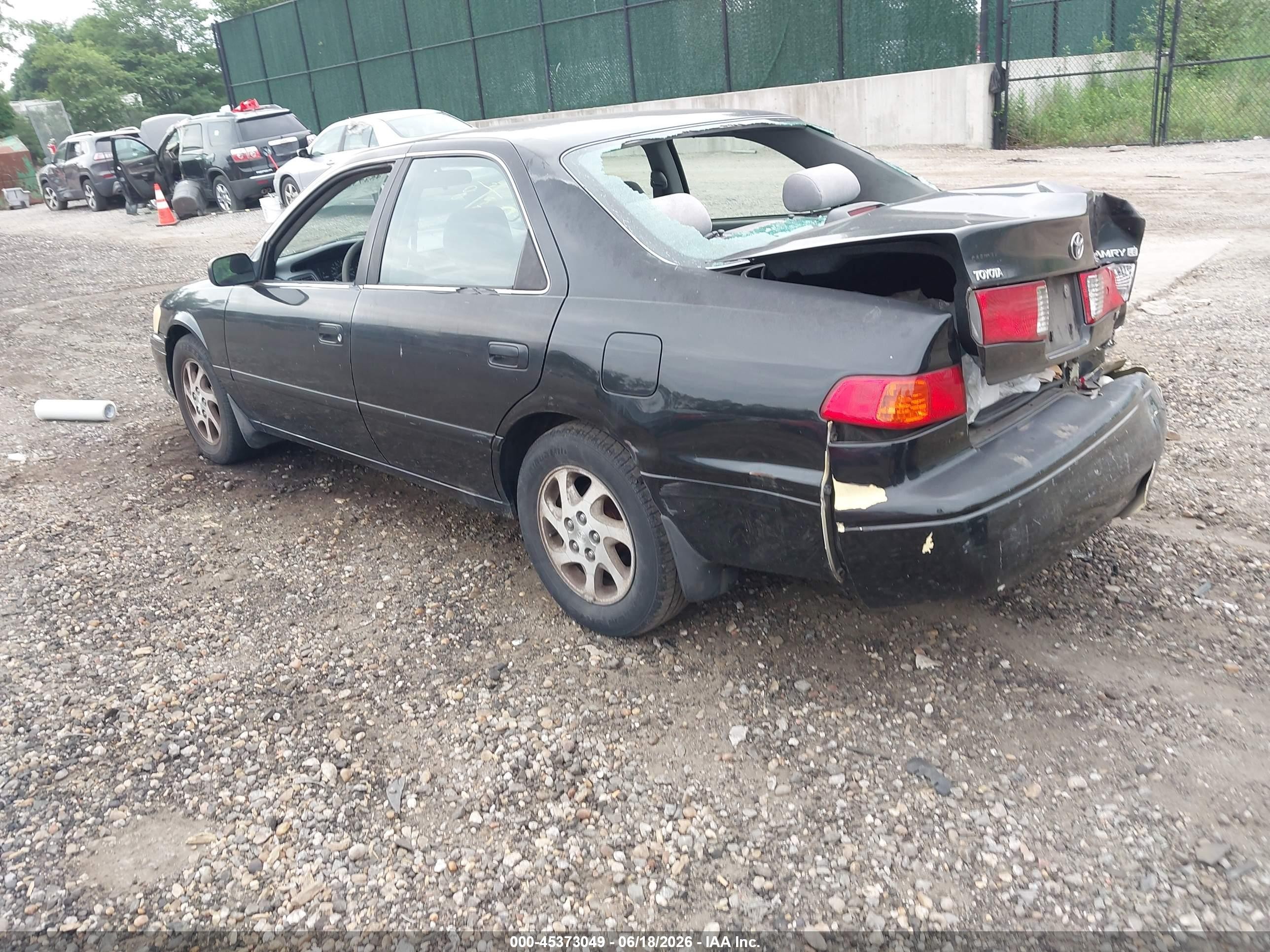 2001 Toyota Camry Le V6 Black vin: JT2BF22K310334664