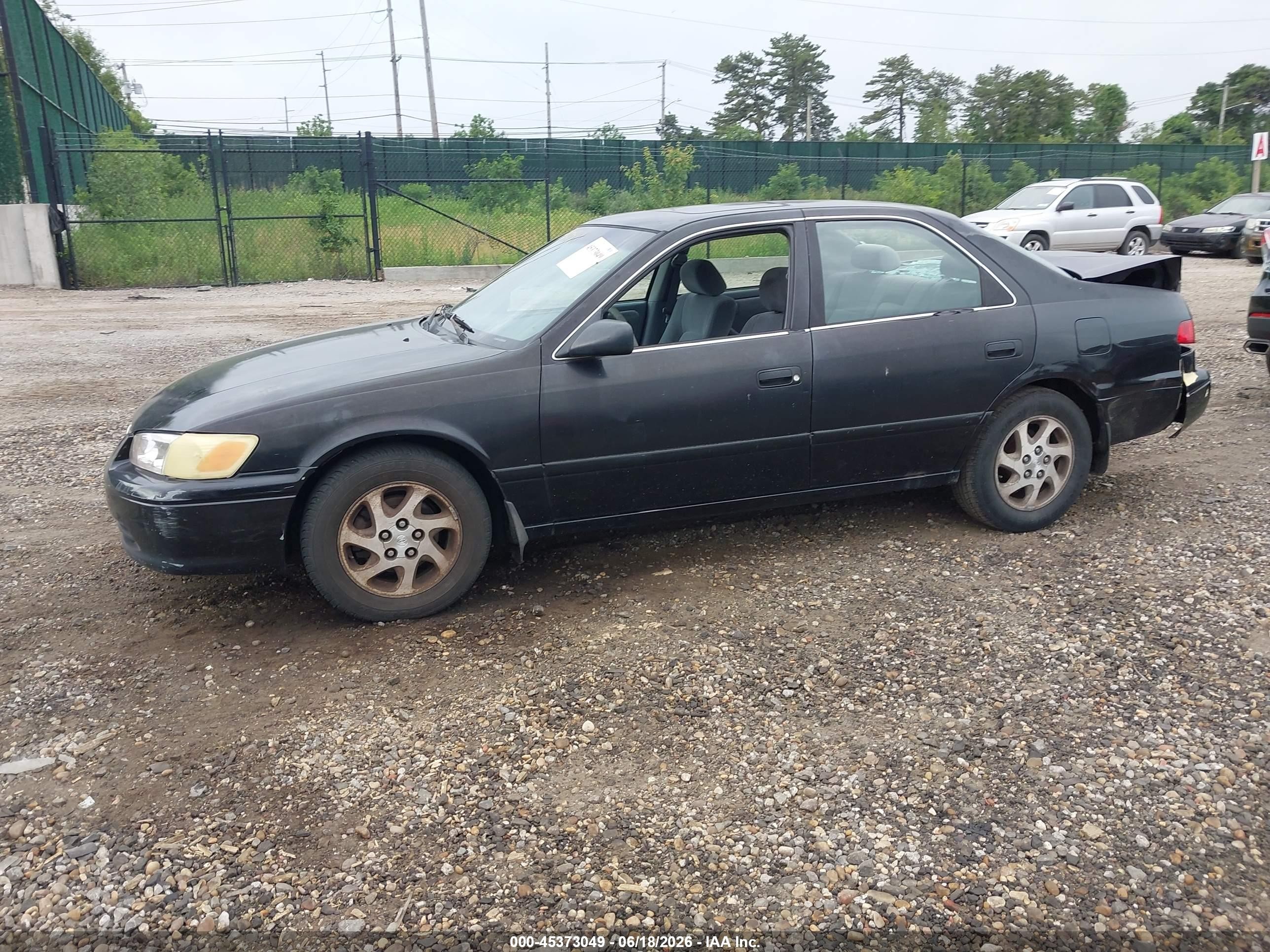 2001 Toyota Camry Le V6 Black vin: JT2BF22K310334664