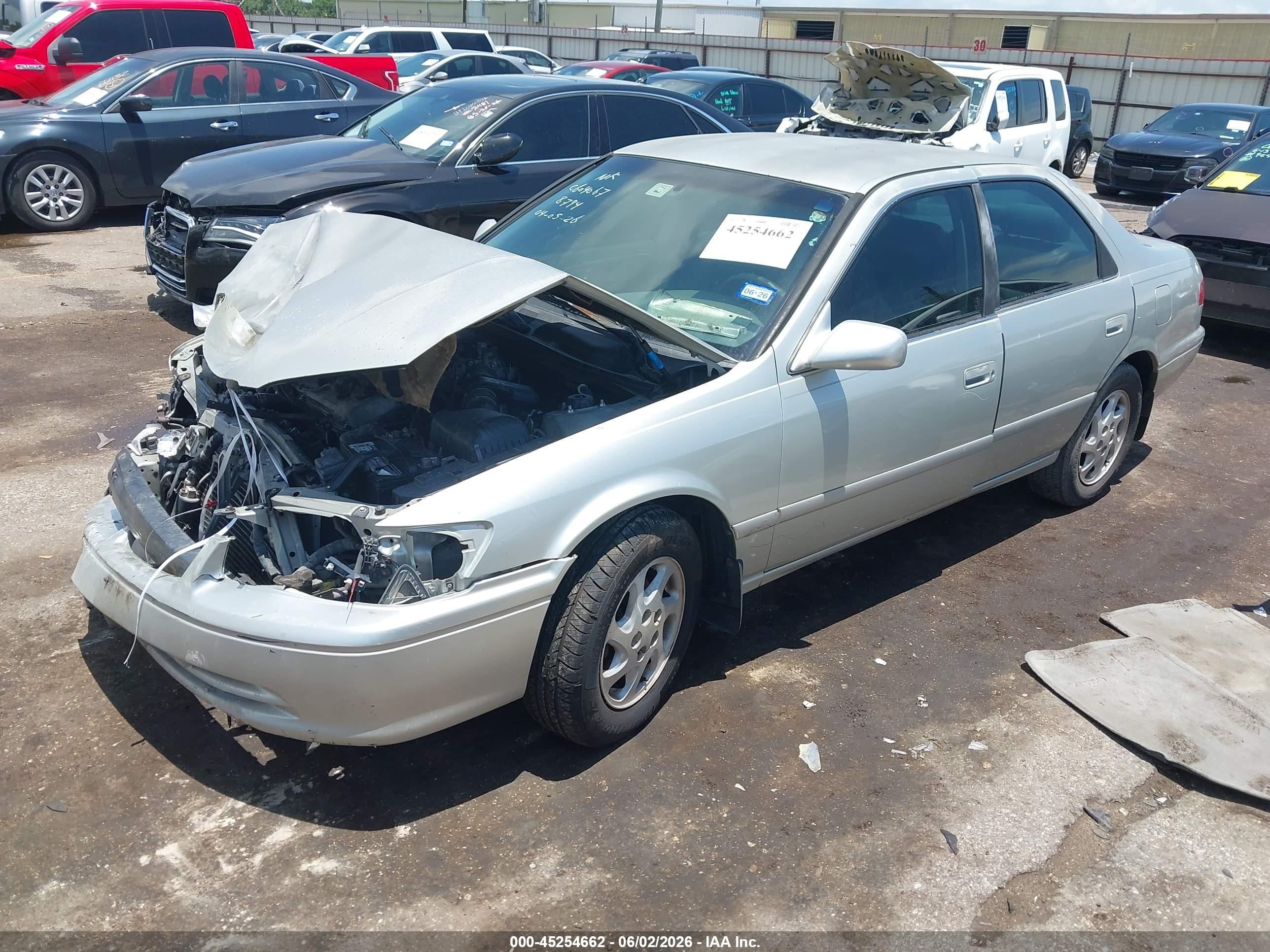 2001 Toyota Camry Le V6 Gray vin: JT2BF22K310338794