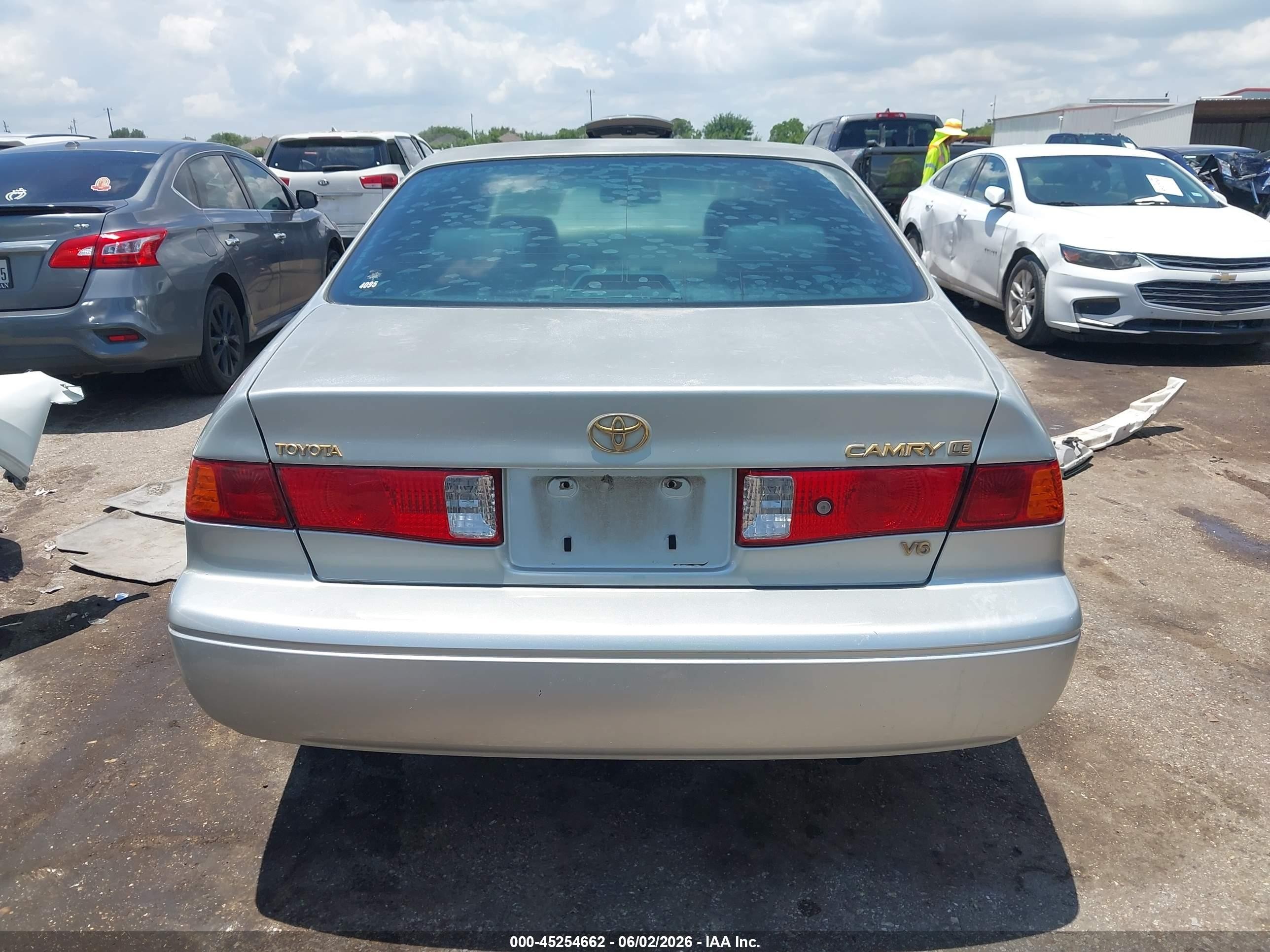 2001 Toyota Camry Le V6 Gray vin: JT2BF22K310338794
