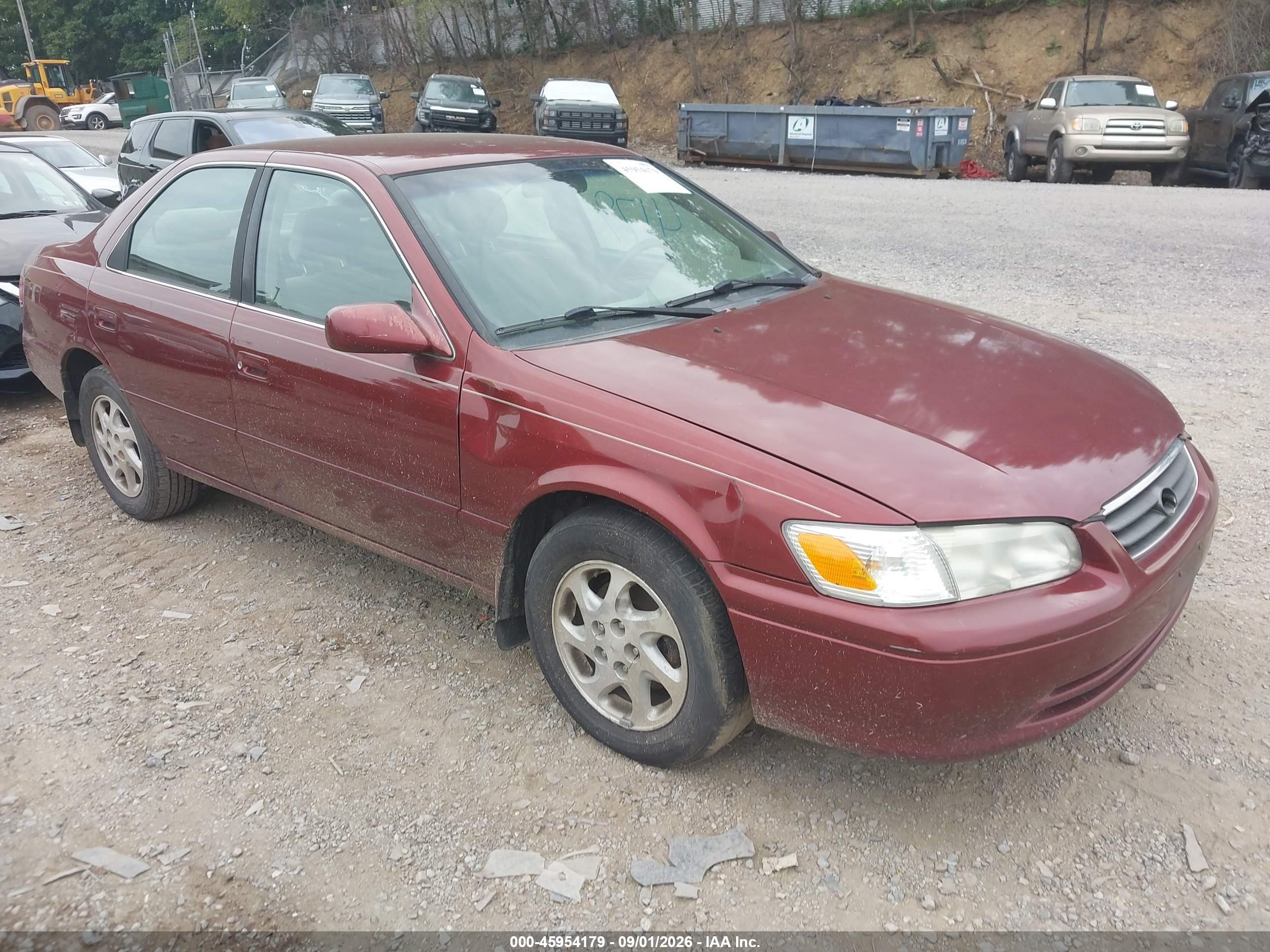 2000 Toyota Camry Le V6 Red vin: JT2BF22K4Y0243896