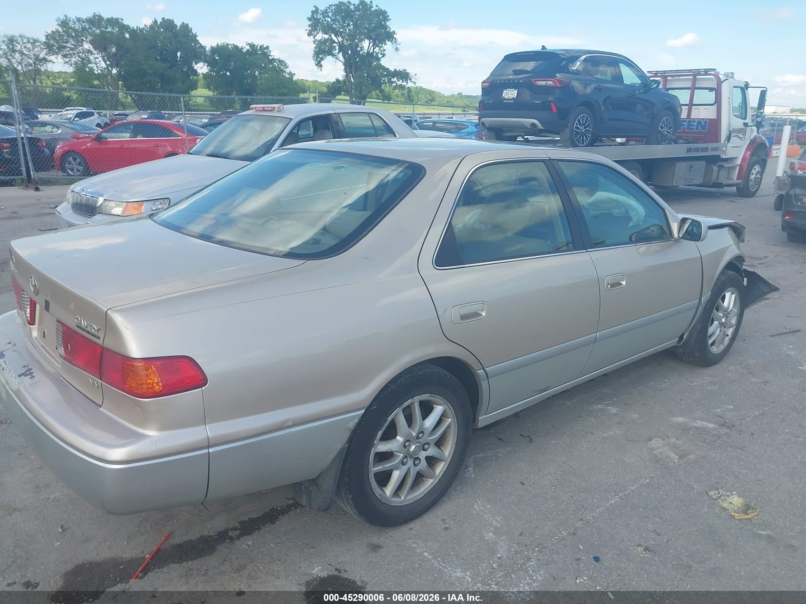 2001 Toyota Camry Le V6 Beige vin: JT2BF22K510314691