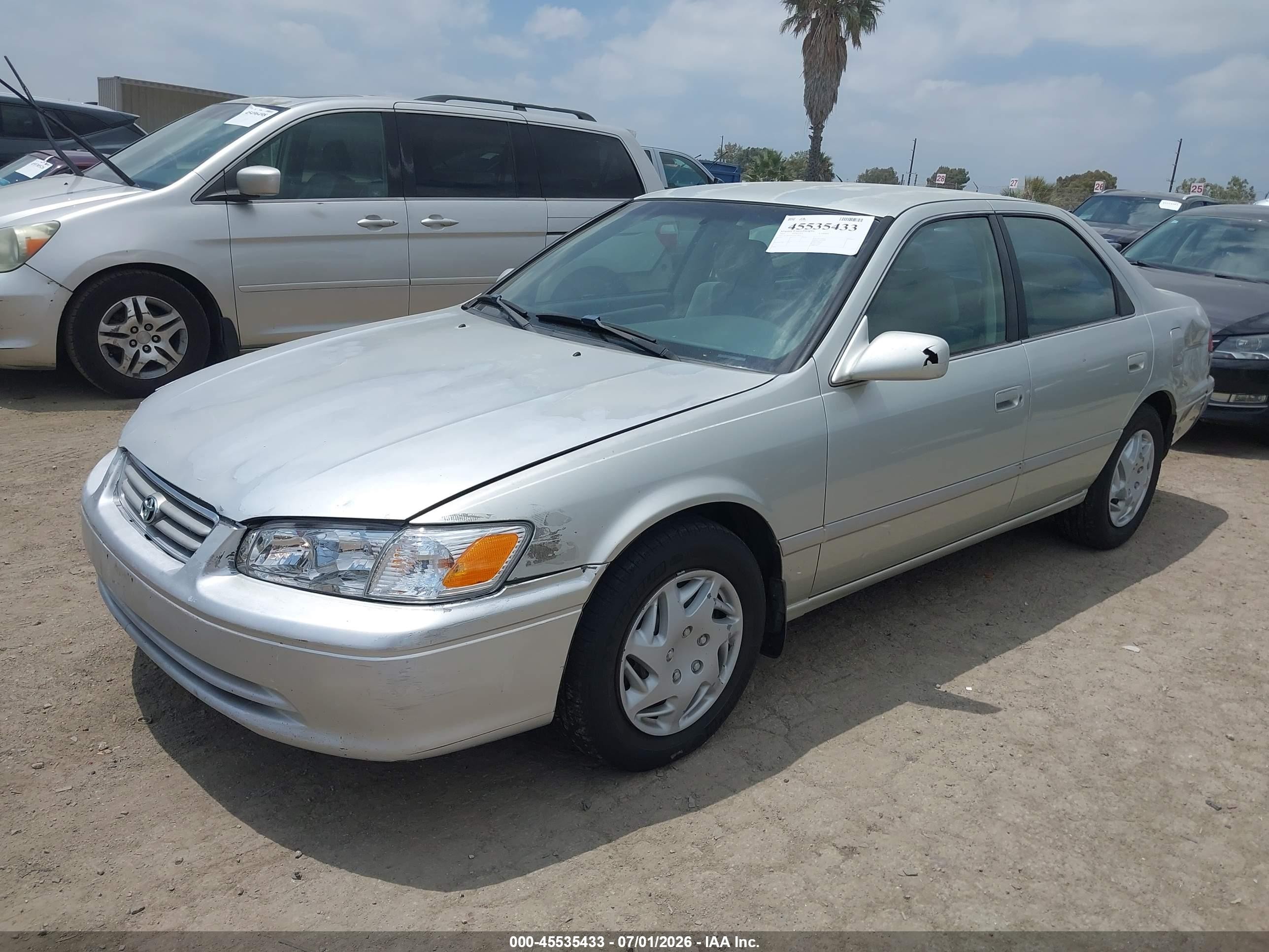 2001 Toyota Camry Le V6 Silver vin: JT2BF22K510339851