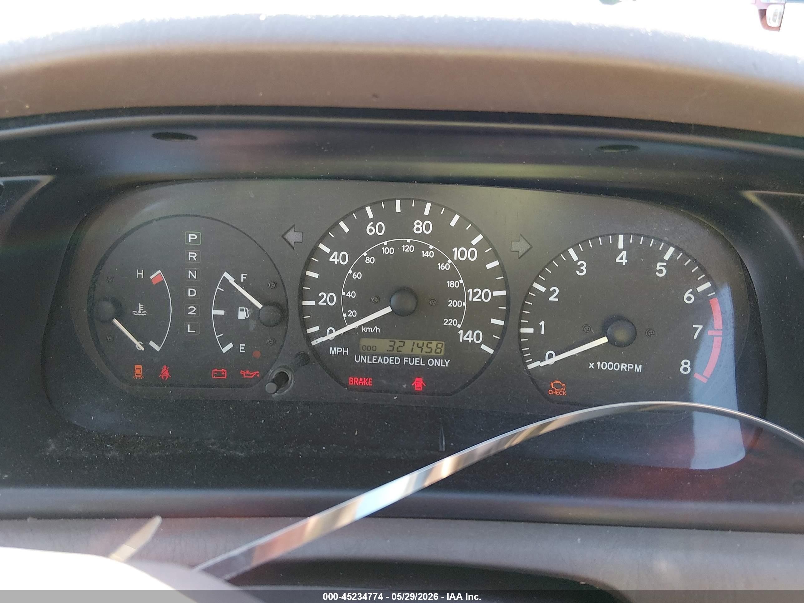 1999 Toyota Camry Le V6 Champagne vin: JT2BF22K5X0164638