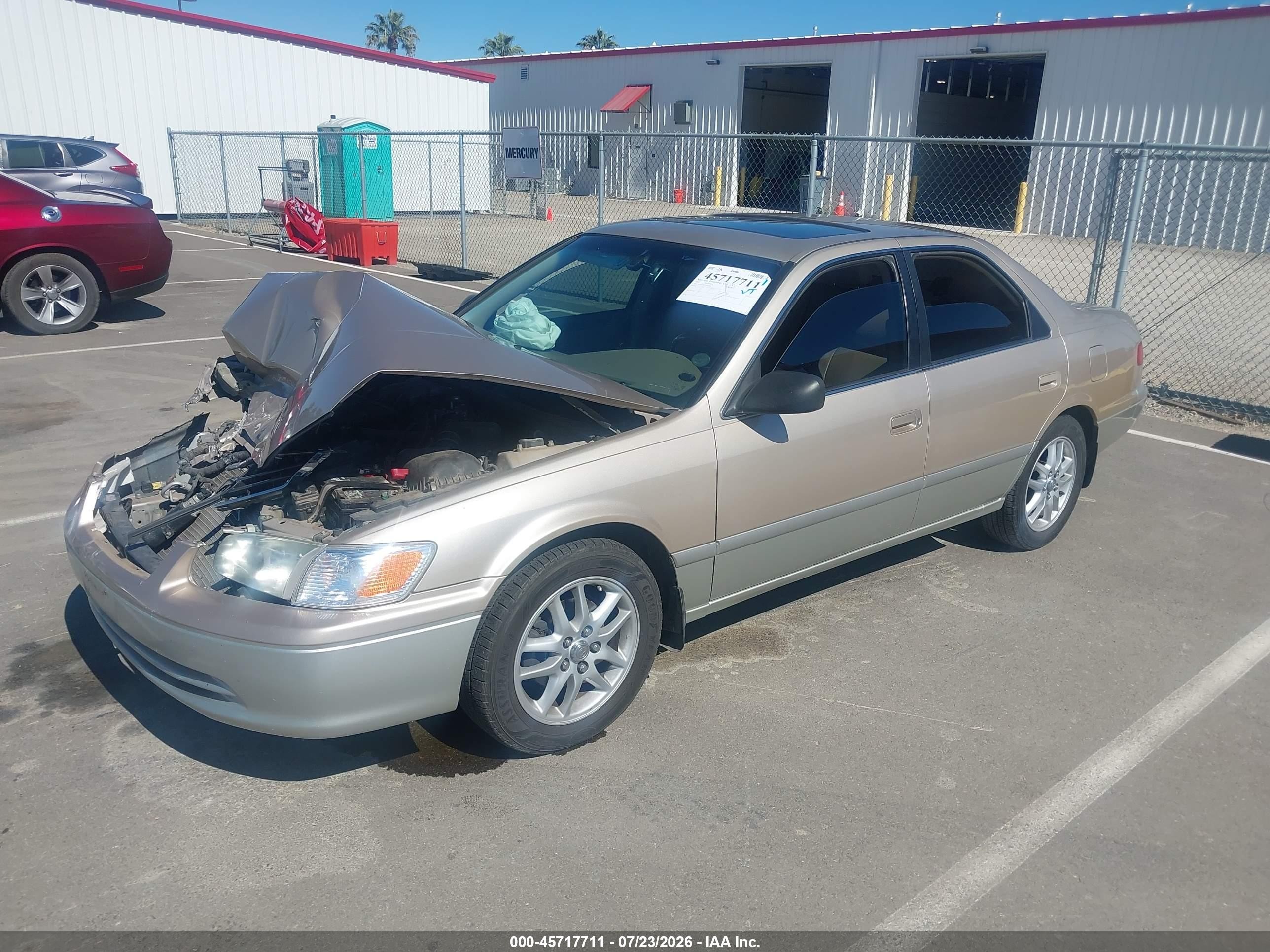 2001 Toyota Camry Le V6 Cream vin: JT2BF22K710308388
