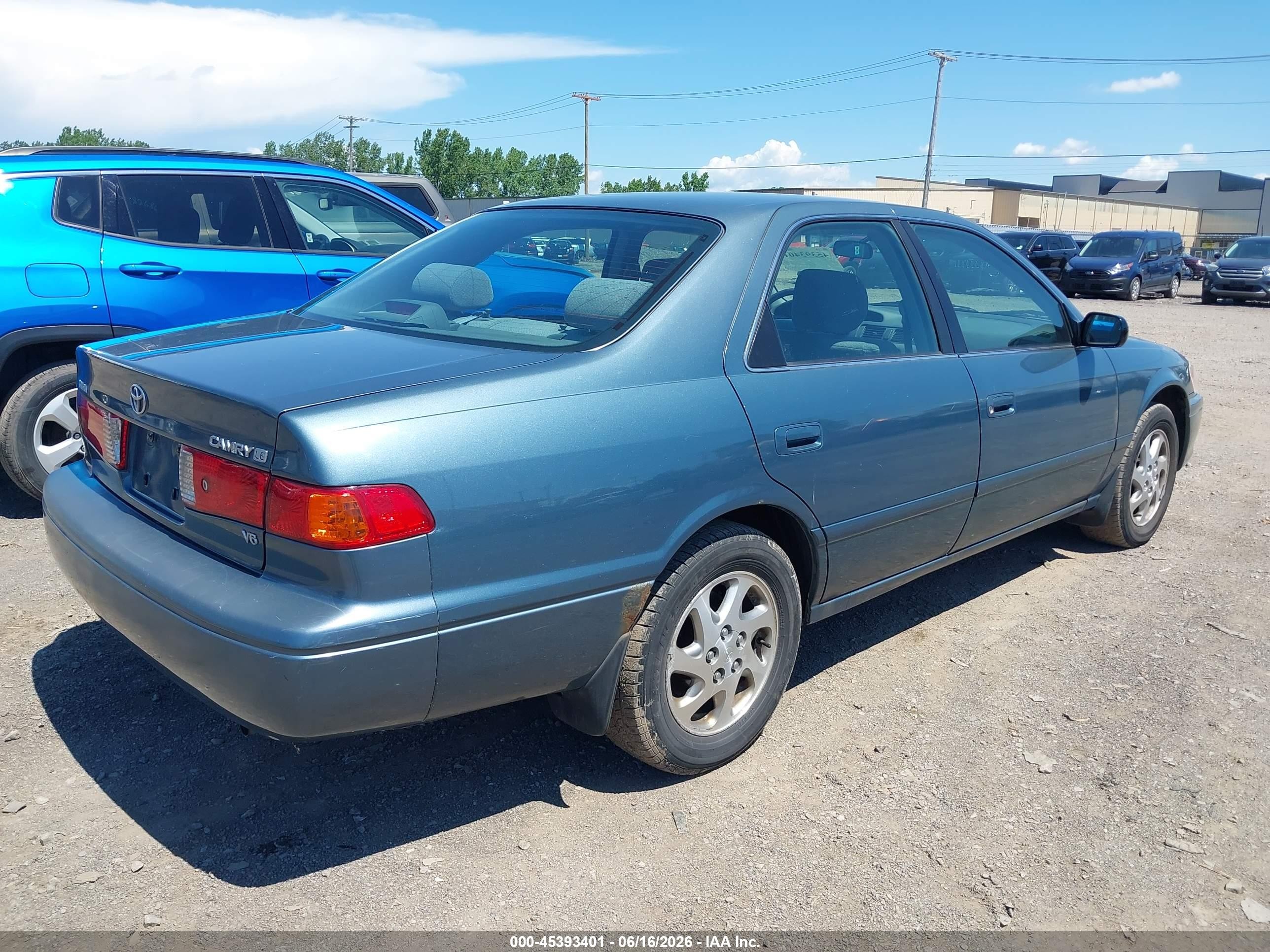 2001 Toyota Camry Le V6 Green vin: JT2BF22K710328320