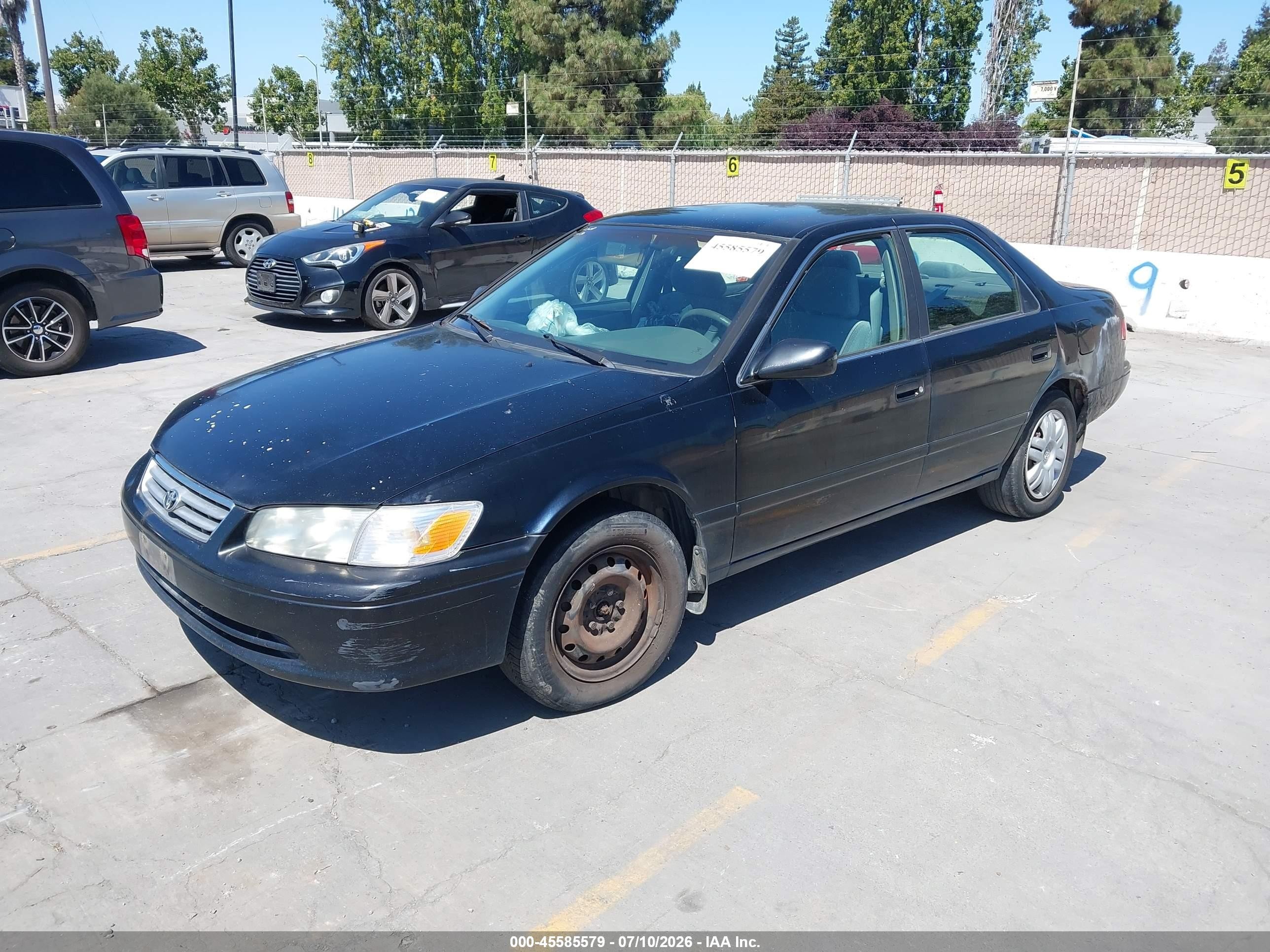 2000 Toyota Camry Le V6 Black vin: JT2BF22K7Y0258683