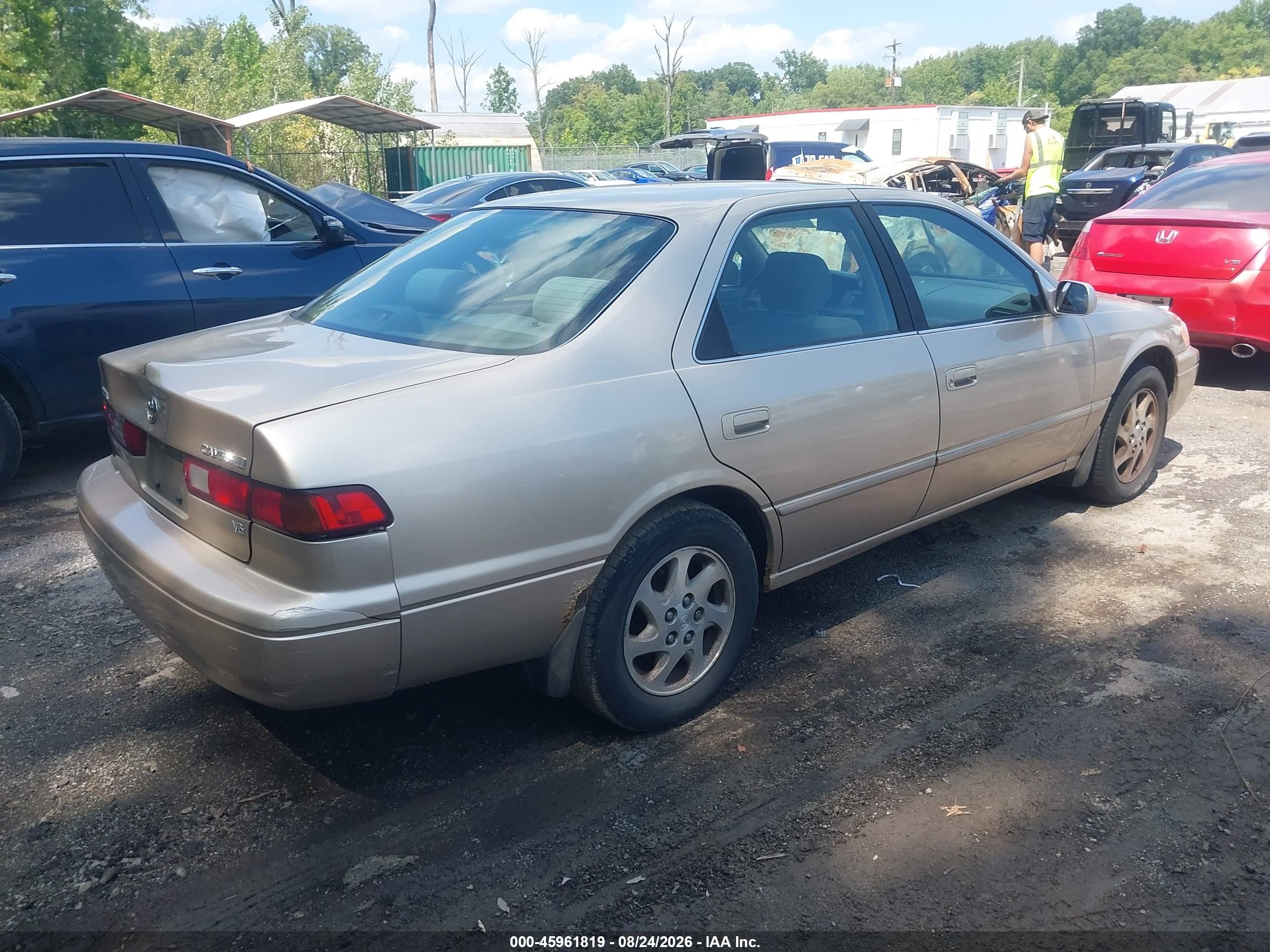 1999 Toyota Camry Le V6 Gold vin: JT2BF22K8X0174693