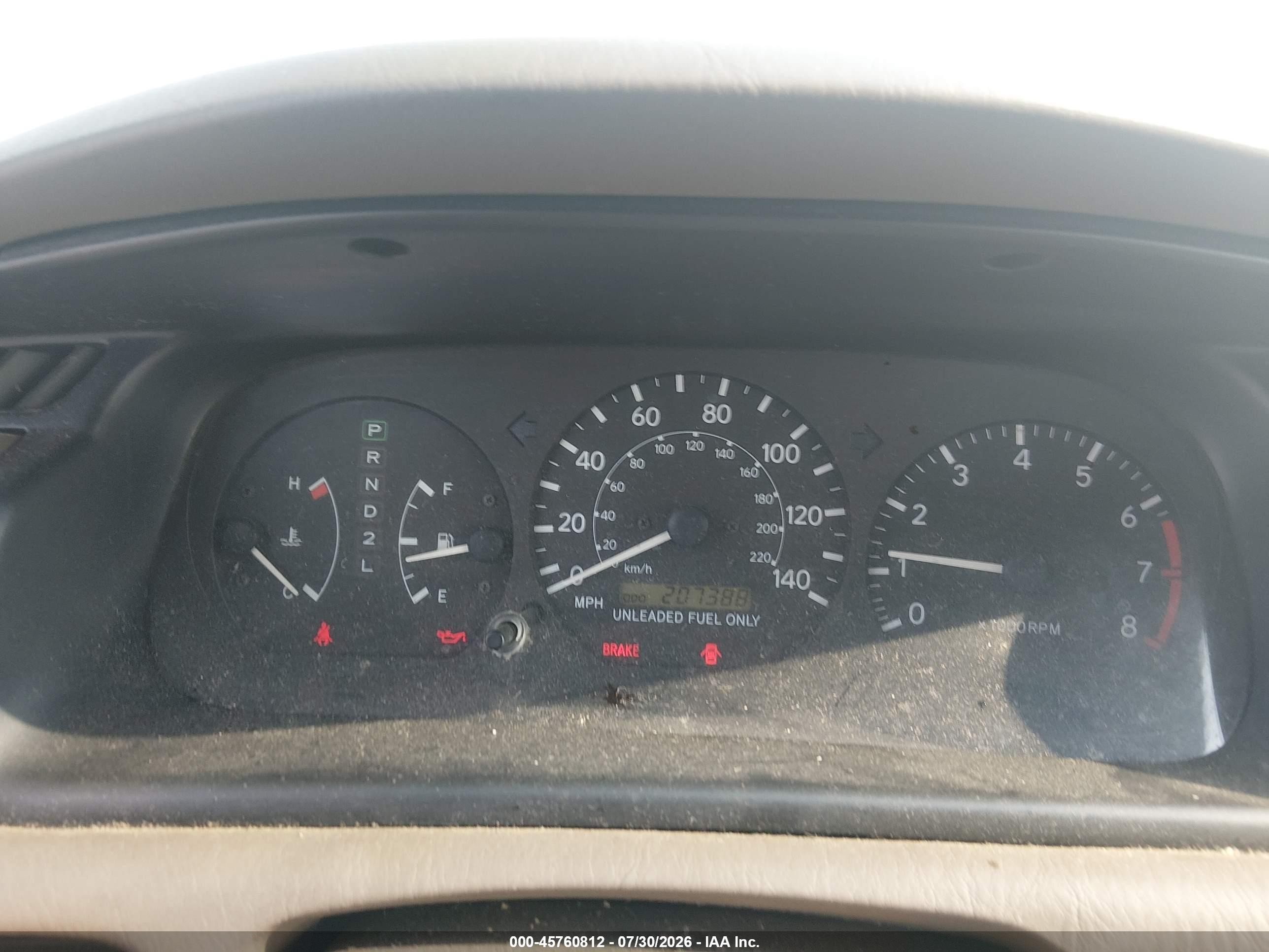 1999 Toyota Camry Le V6 Brown vin: JT2BF22K9X0198663