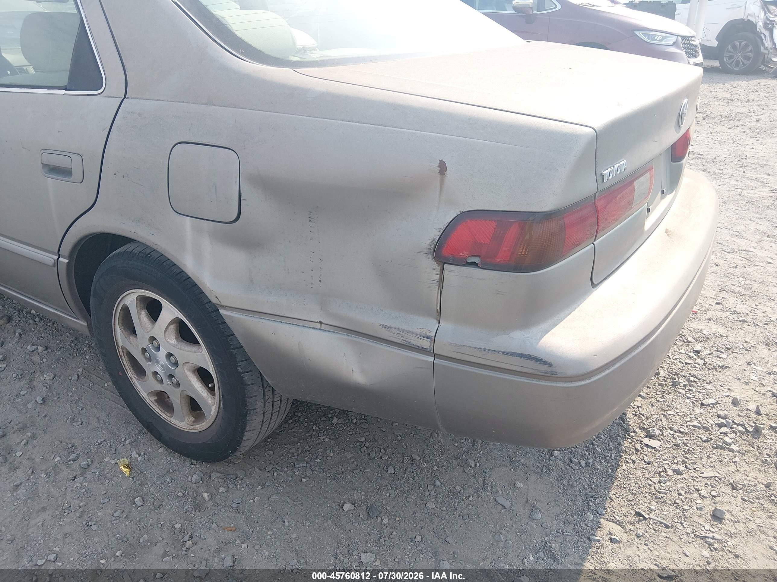 1999 Toyota Camry Le V6 Brown vin: JT2BF22K9X0198663