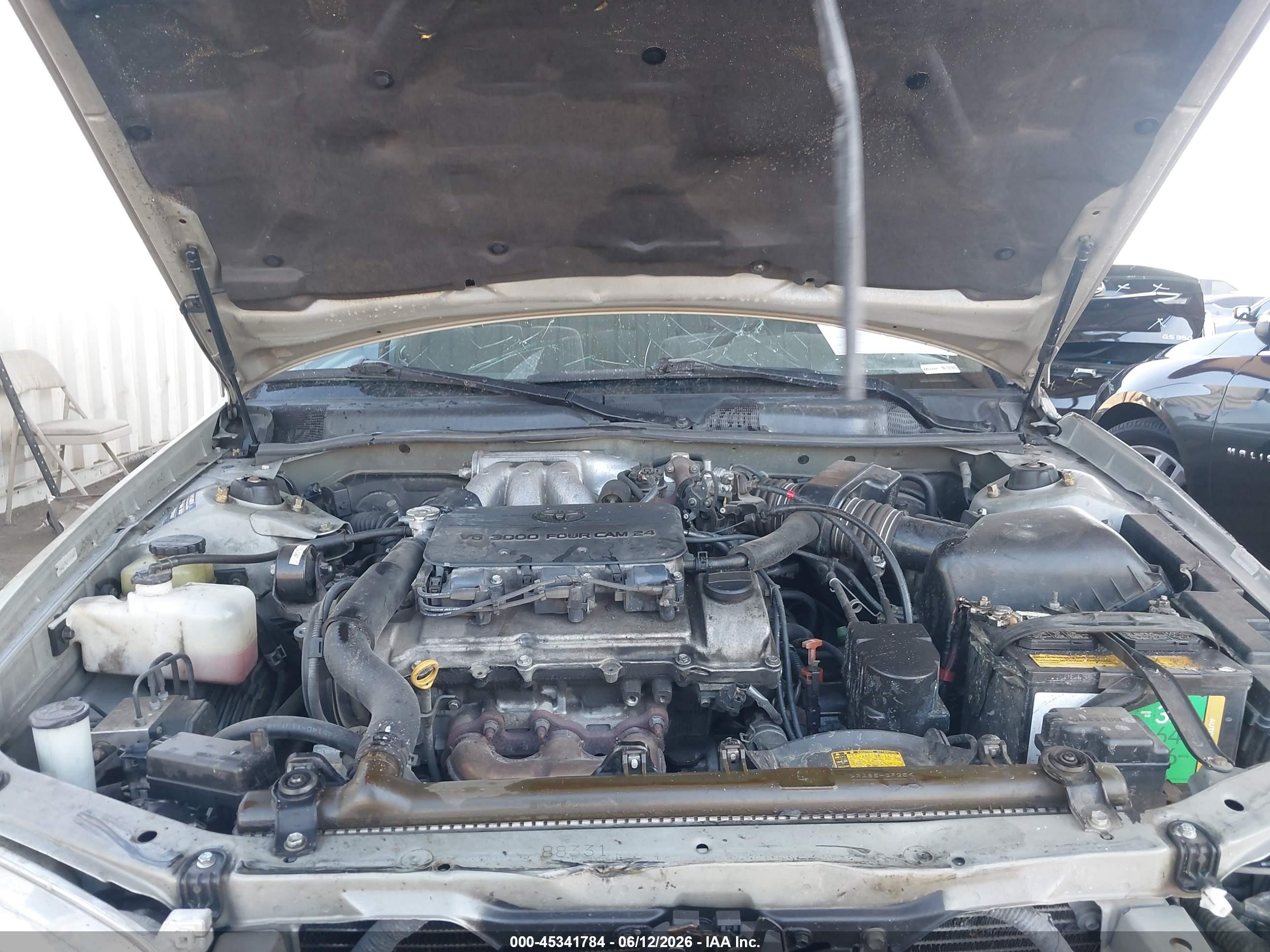2001 Toyota Camry Le V6 Silver vin: JT2BF22KX10327338