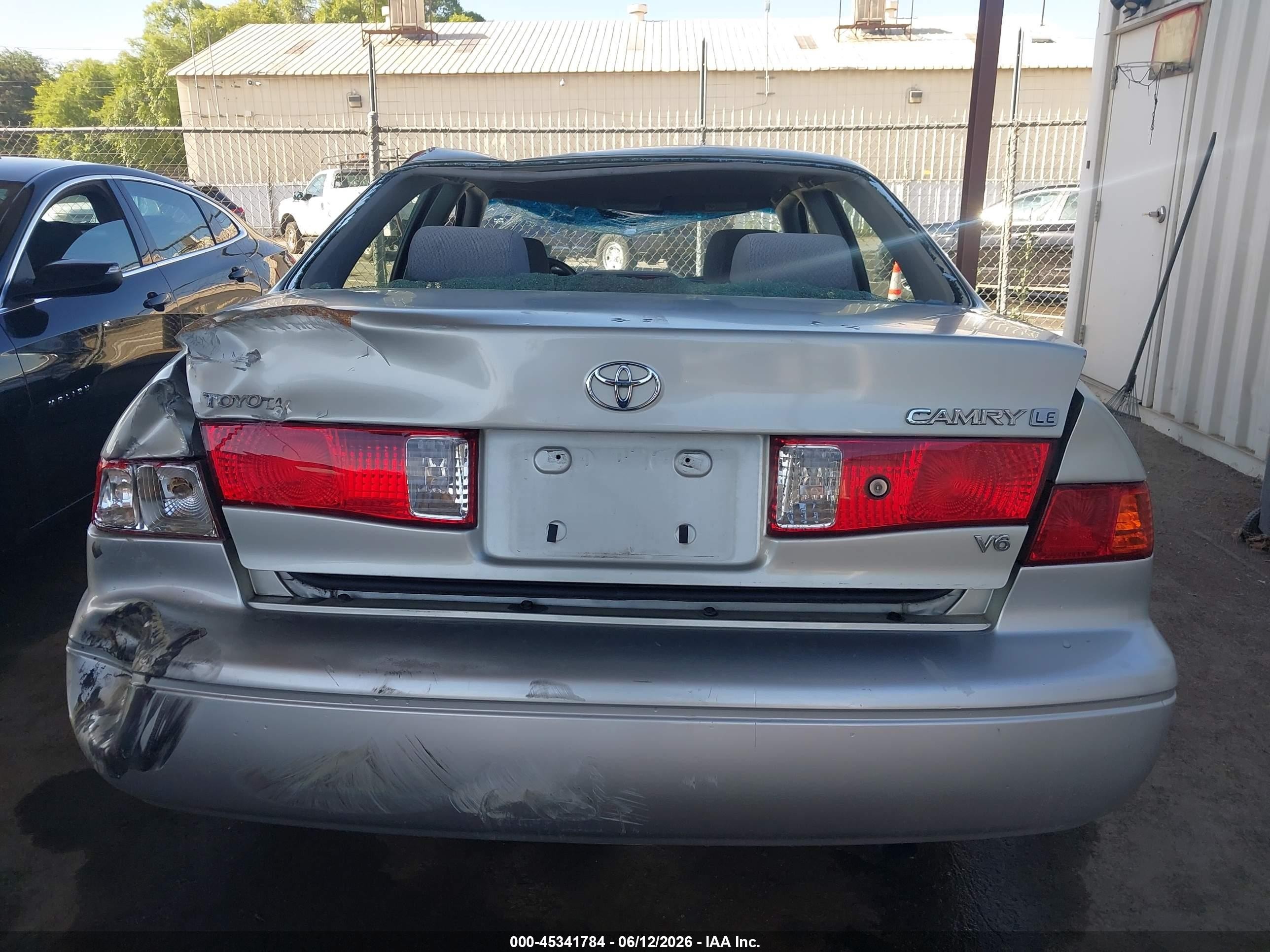 2001 Toyota Camry Le V6 Silver vin: JT2BF22KX10327338