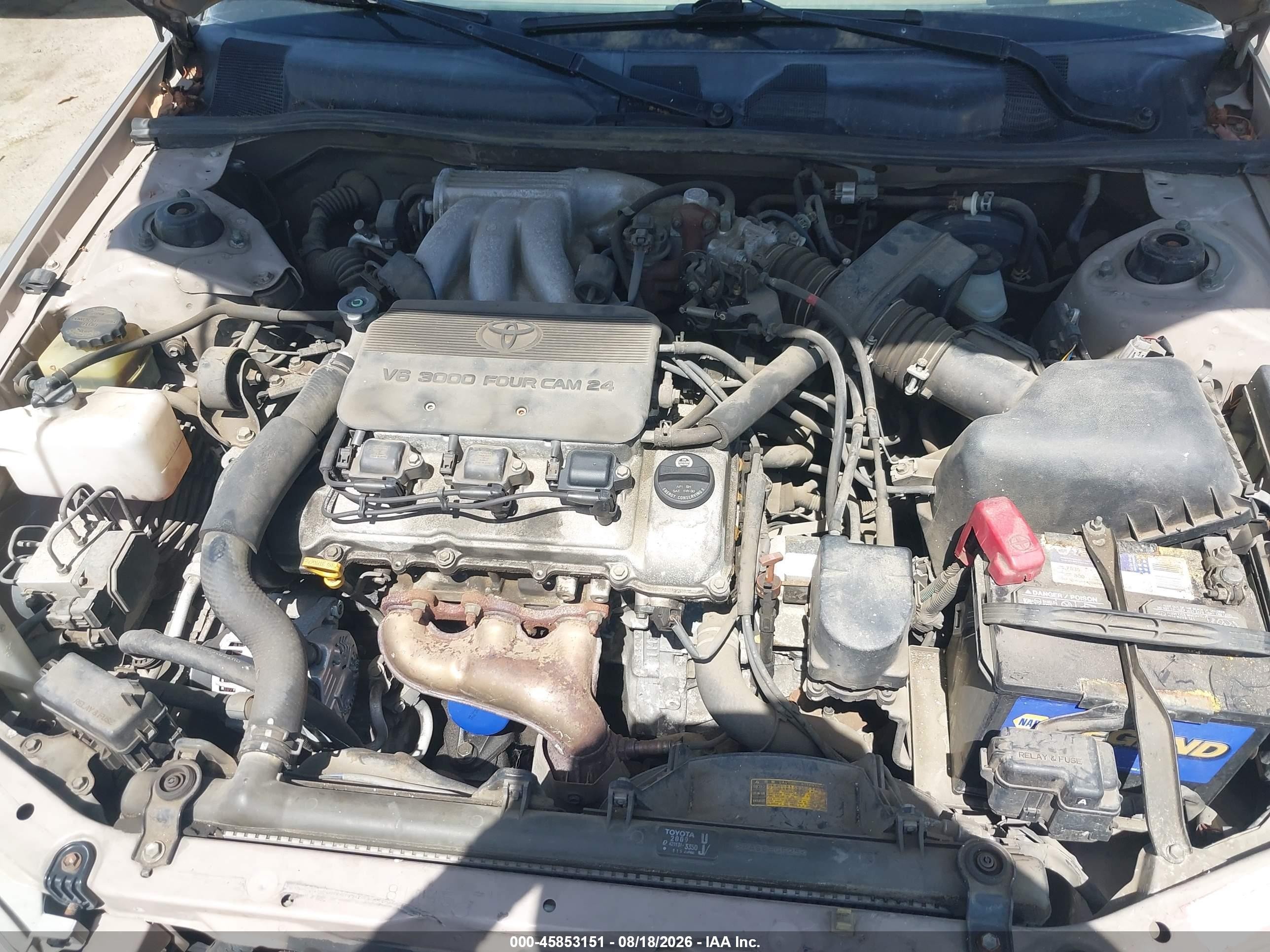 1998 Toyota Camry Le V6 Желто-коричневый vin: JT2BF22KXW0100223