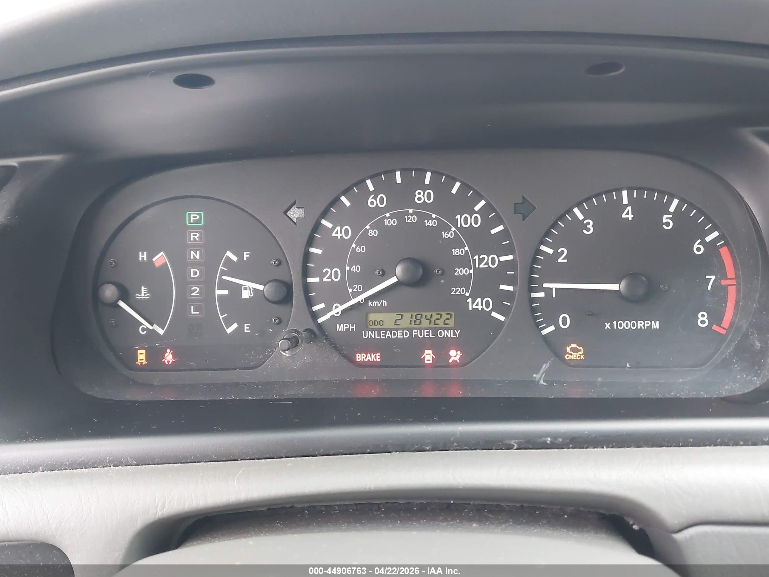 1998 Toyota Camry Le V6 Gray vin: JT2BF28K0W0100609