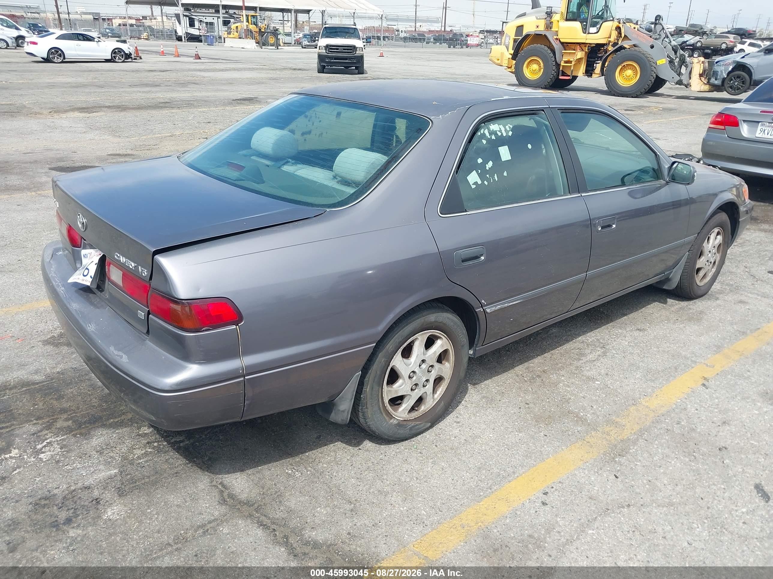 1999 Toyota Camry Le V6 Gray vin: JT2BF28K0X0173609