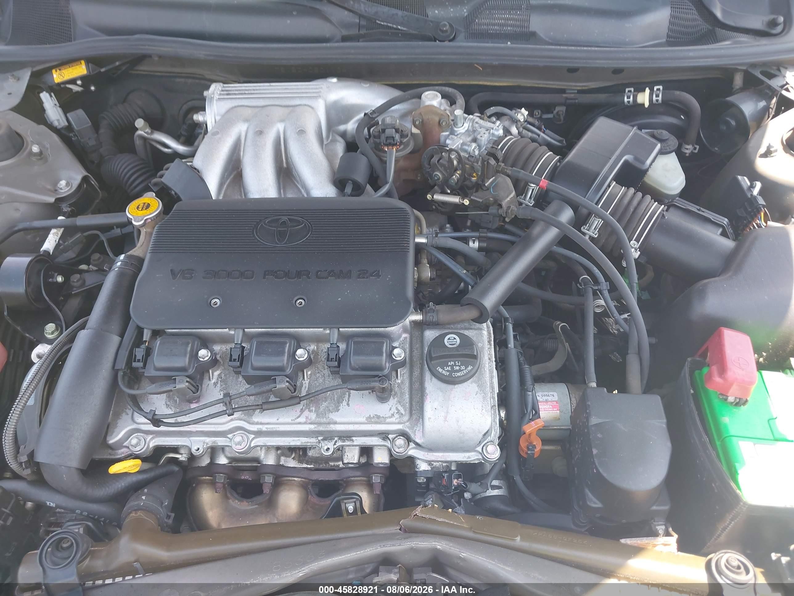 1999 Toyota Camry Le V6 Gray vin: JT2BF28K2X0201104