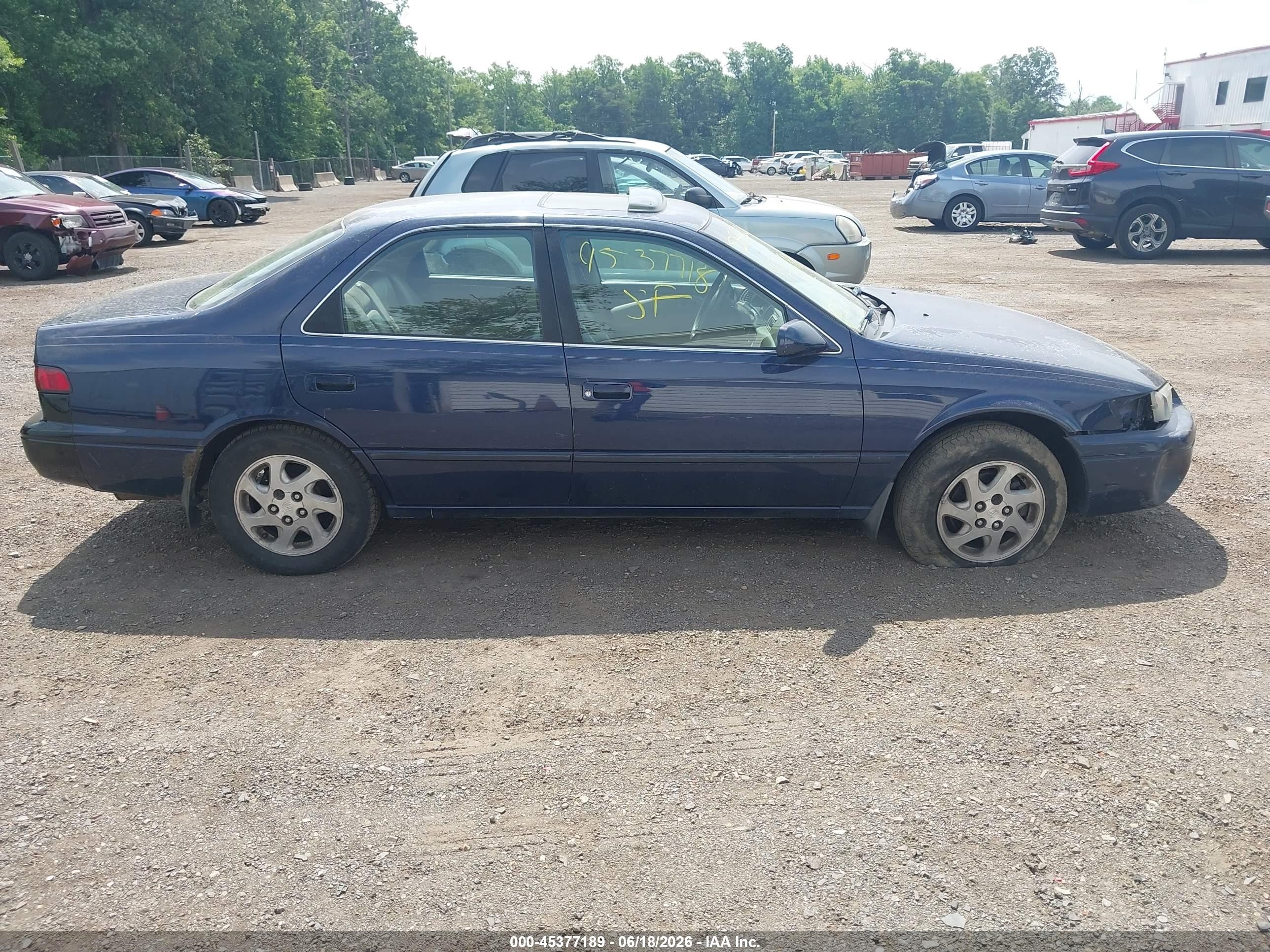 1998 Toyota Camry Xle V6 Dark Blue vin: JT2BF28K3W0094031