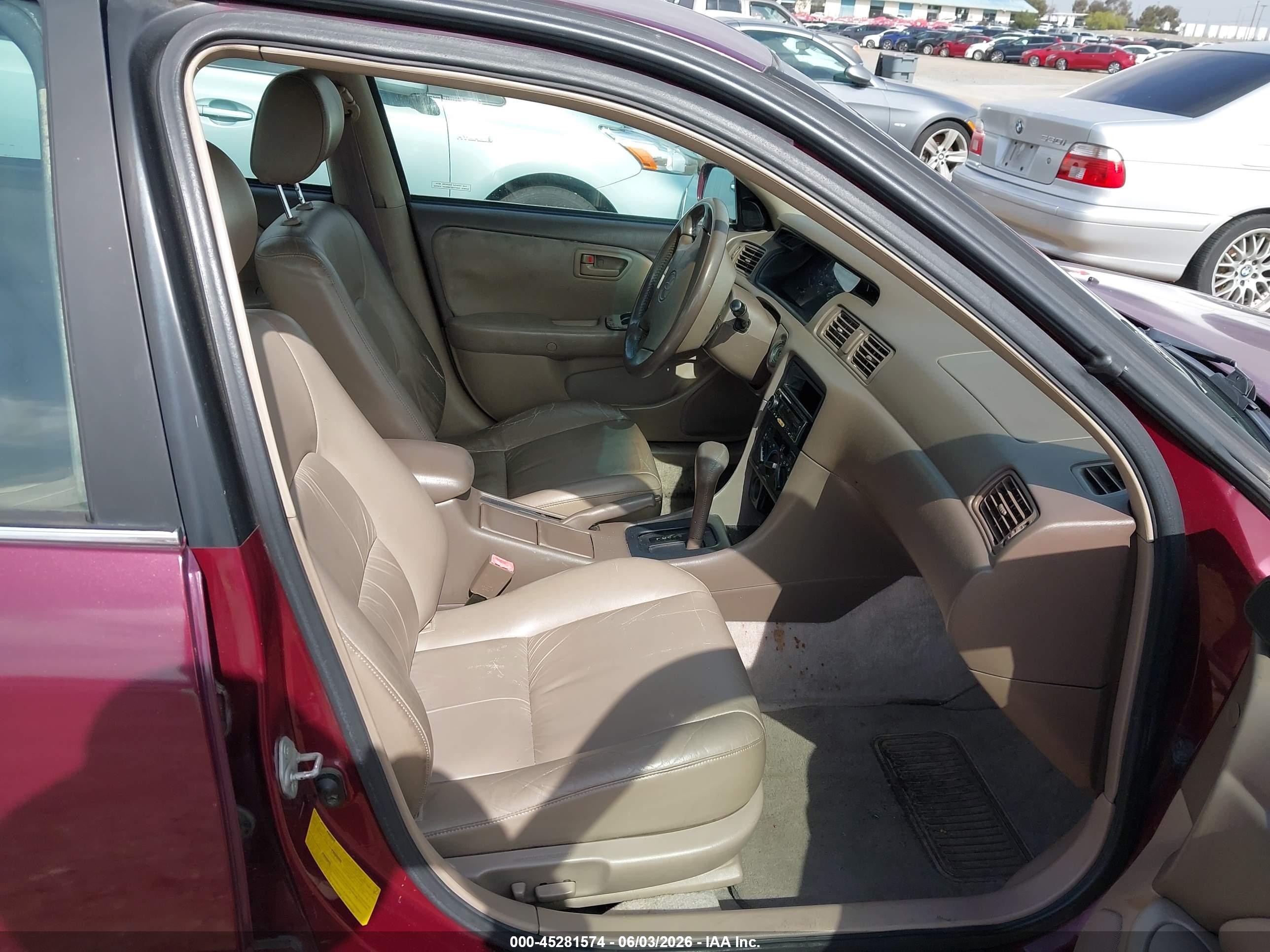 1998 Toyota Camry Xle V6 Burgundy vin: JT2BF28K3W0128808
