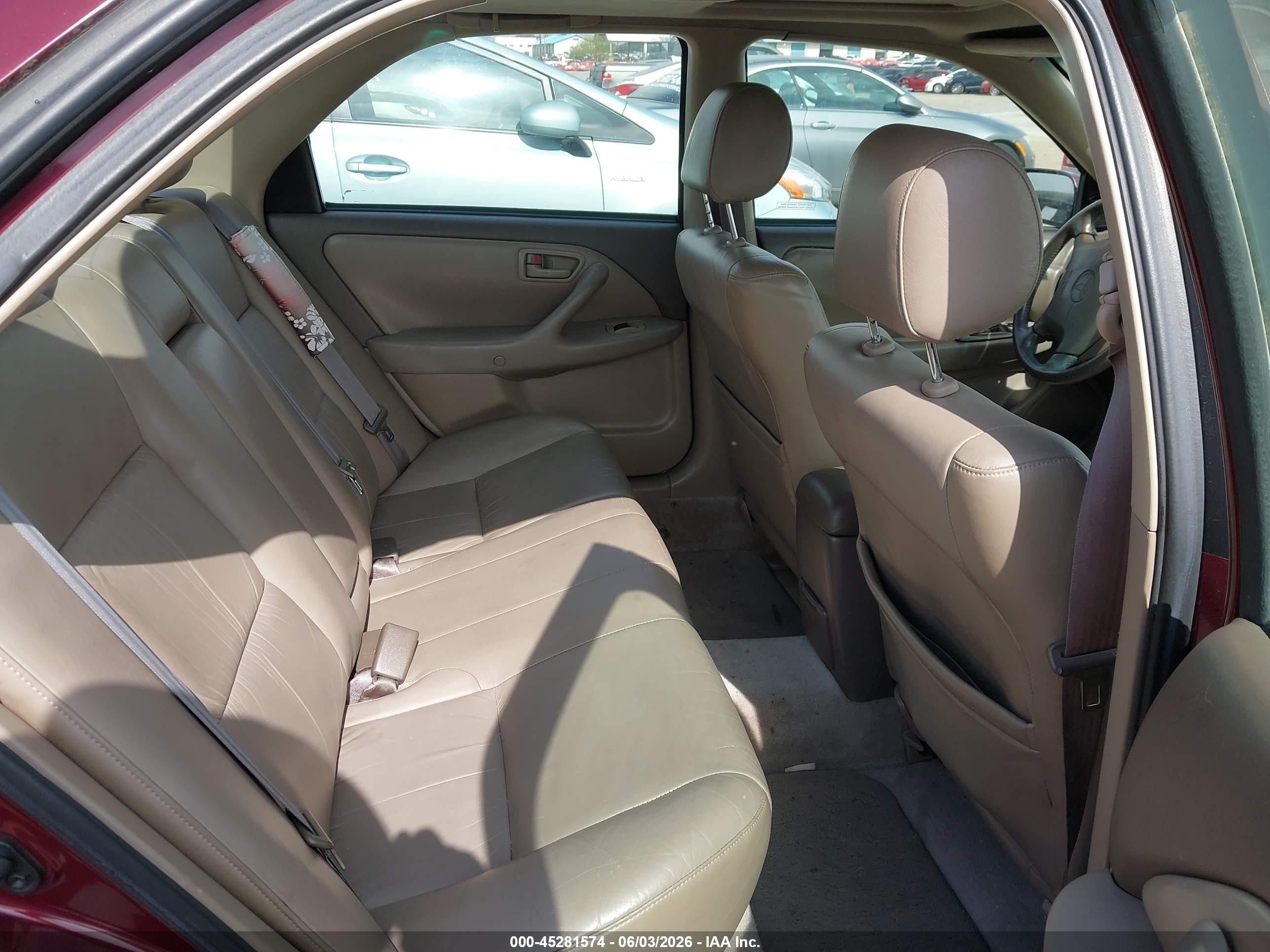 1998 Toyota Camry Xle V6 Burgundy vin: JT2BF28K3W0128808