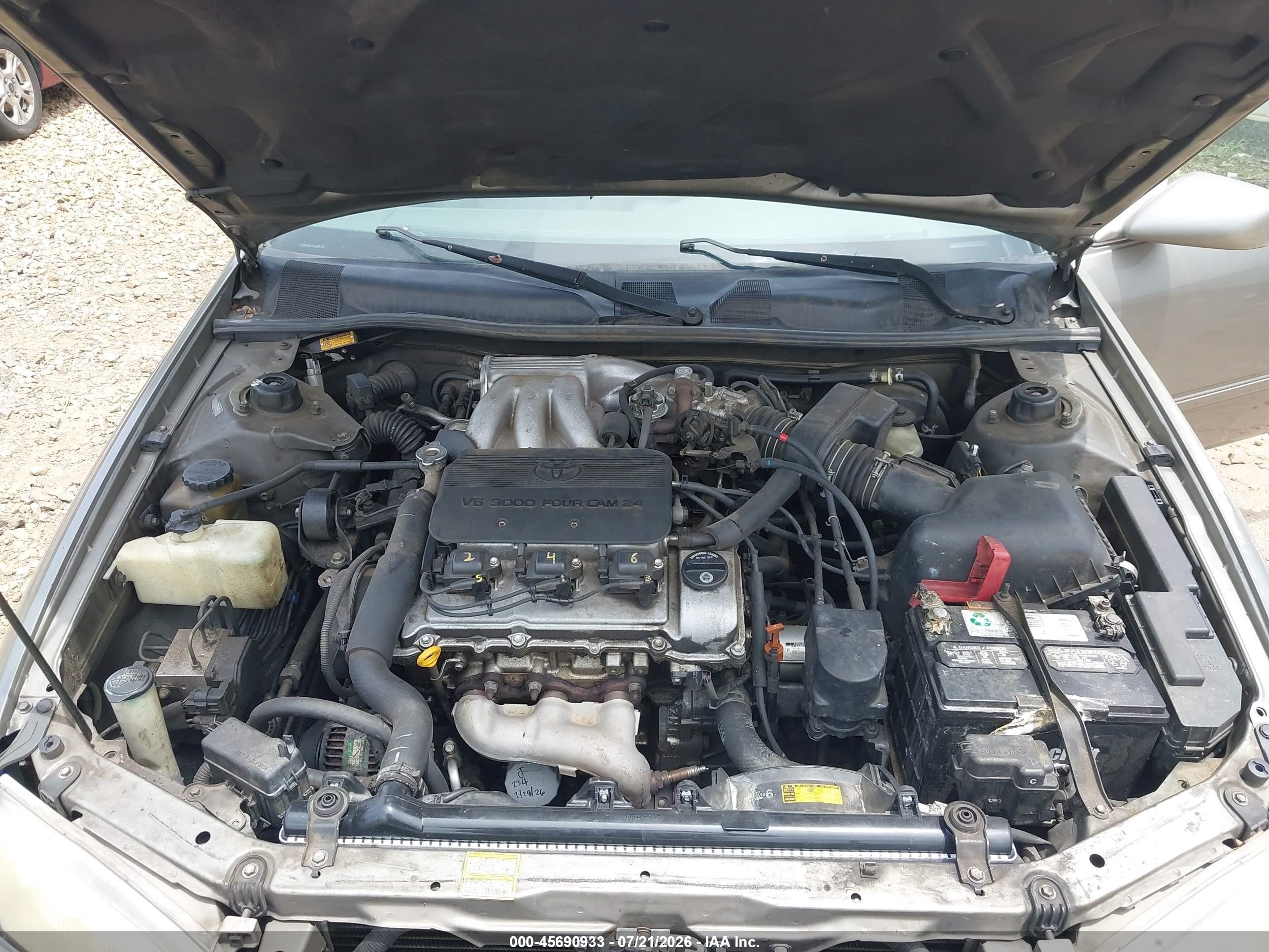 1999 Toyota Camry Le V6 Gold vin: JT2BF28K7X0159495