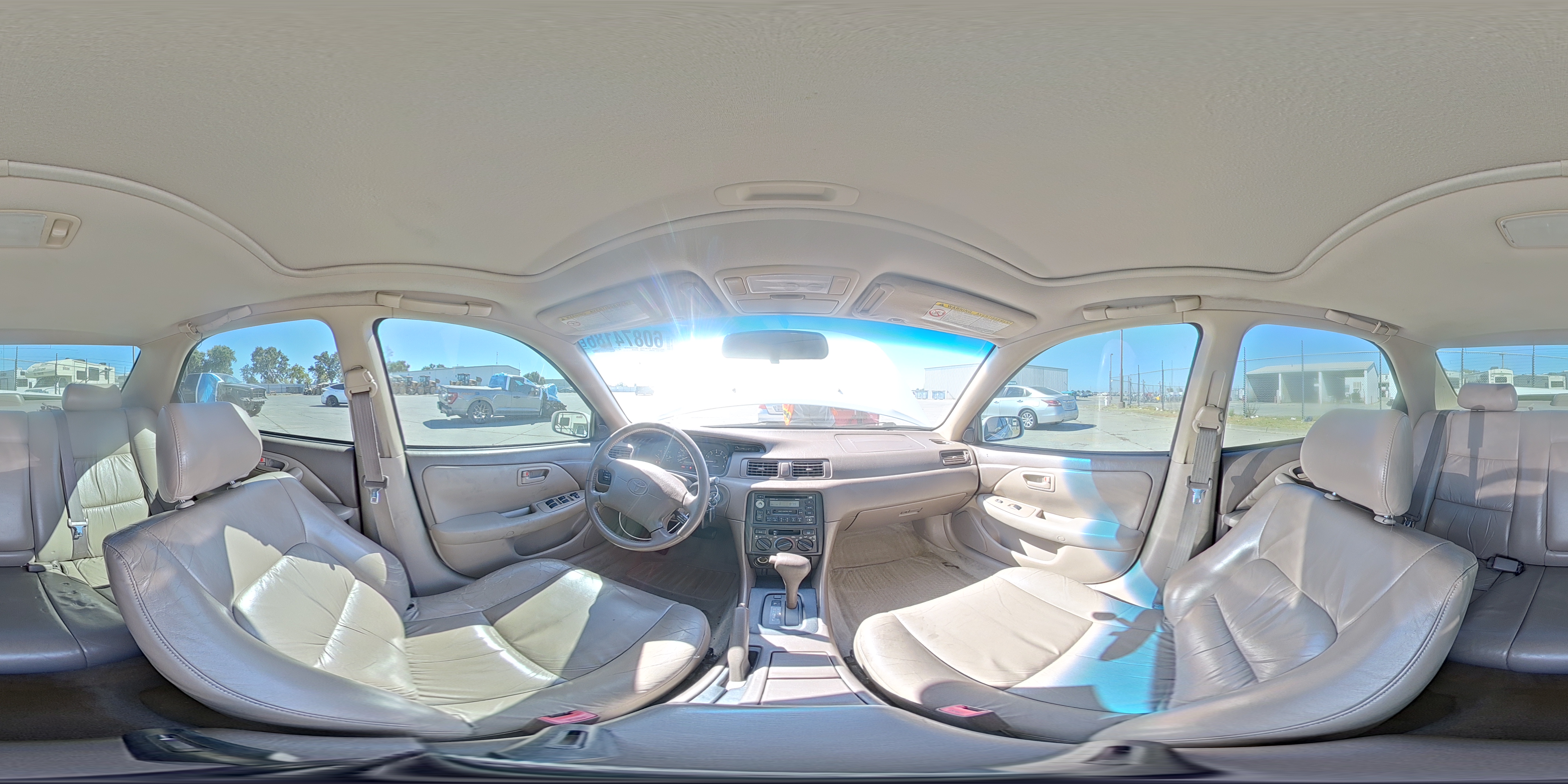 1999 Toyota Camry Xle V6 White vin: JT2BF28K7X0215788