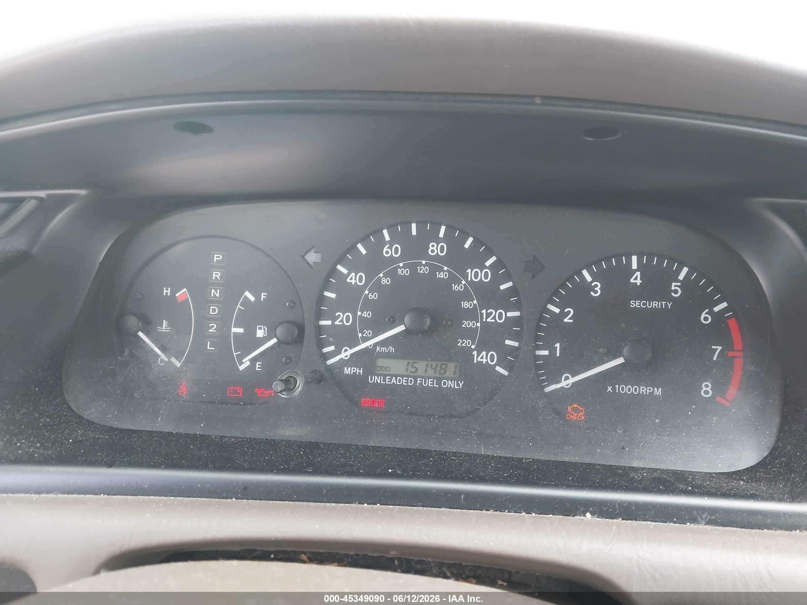 1998 Toyota Camry Xle V6 Maroon vin: JT2BF28K8W0129128
