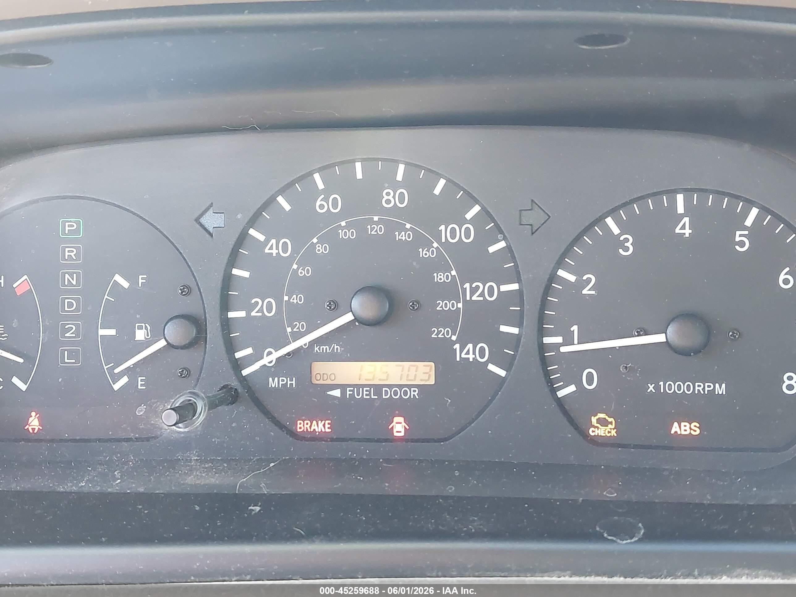 2000 Toyota Camry Le V6 Серый vin: JT2BF28K8Y0240166