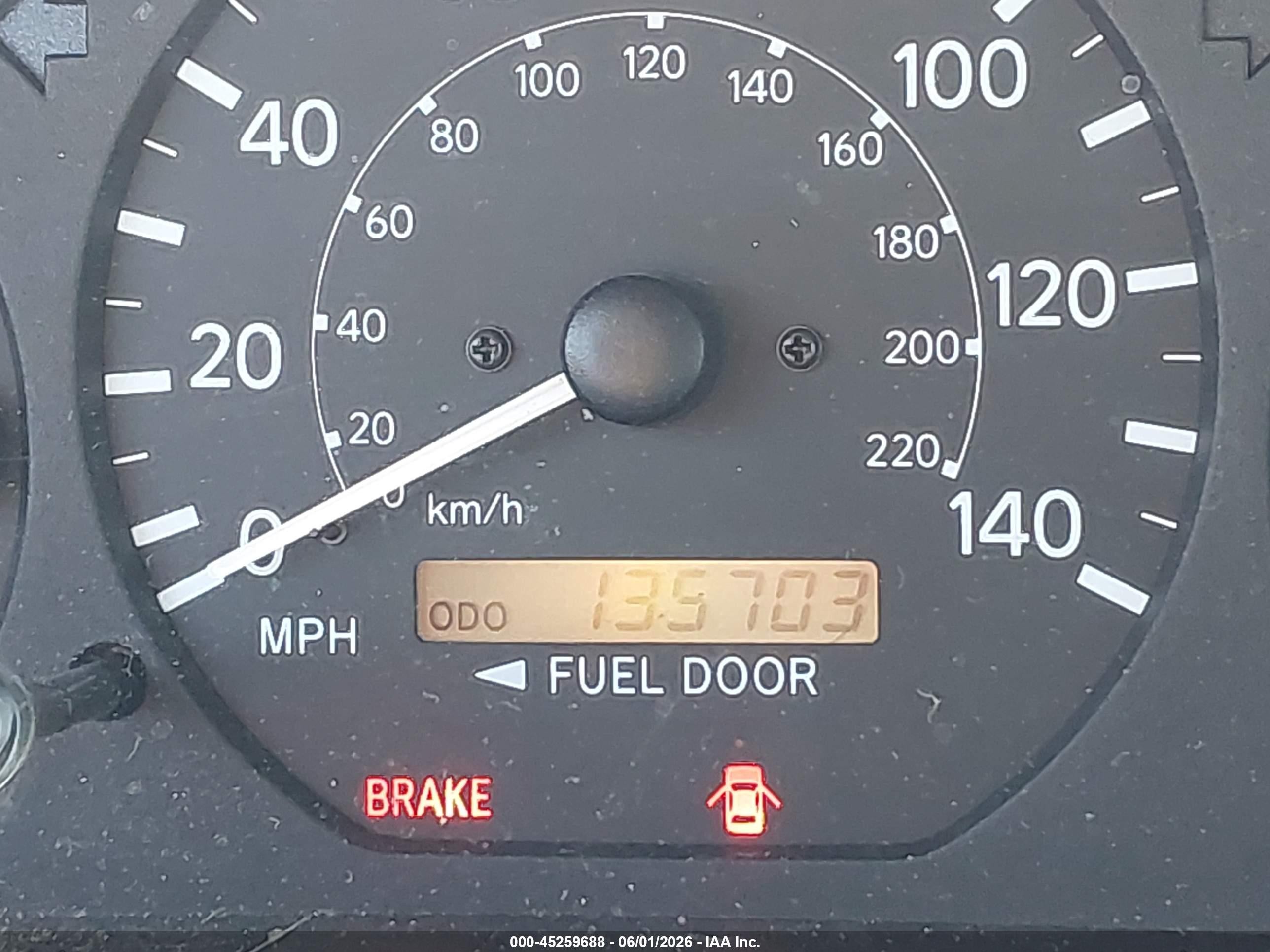 2000 Toyota Camry Le V6 Серый vin: JT2BF28K8Y0240166