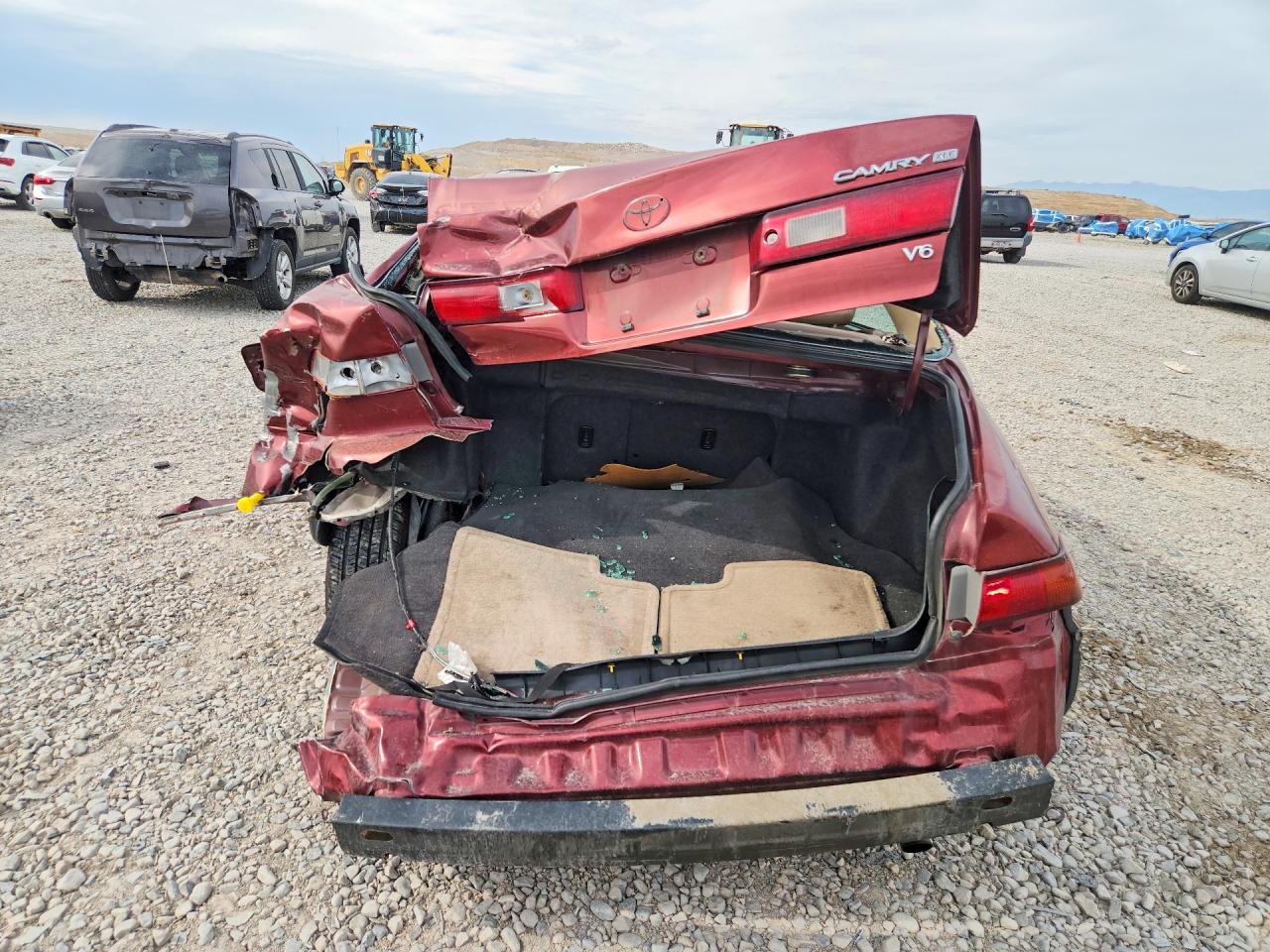 1999 Toyota Camry Xle V6 Burgundy vin: JT2BF28KXX0209130