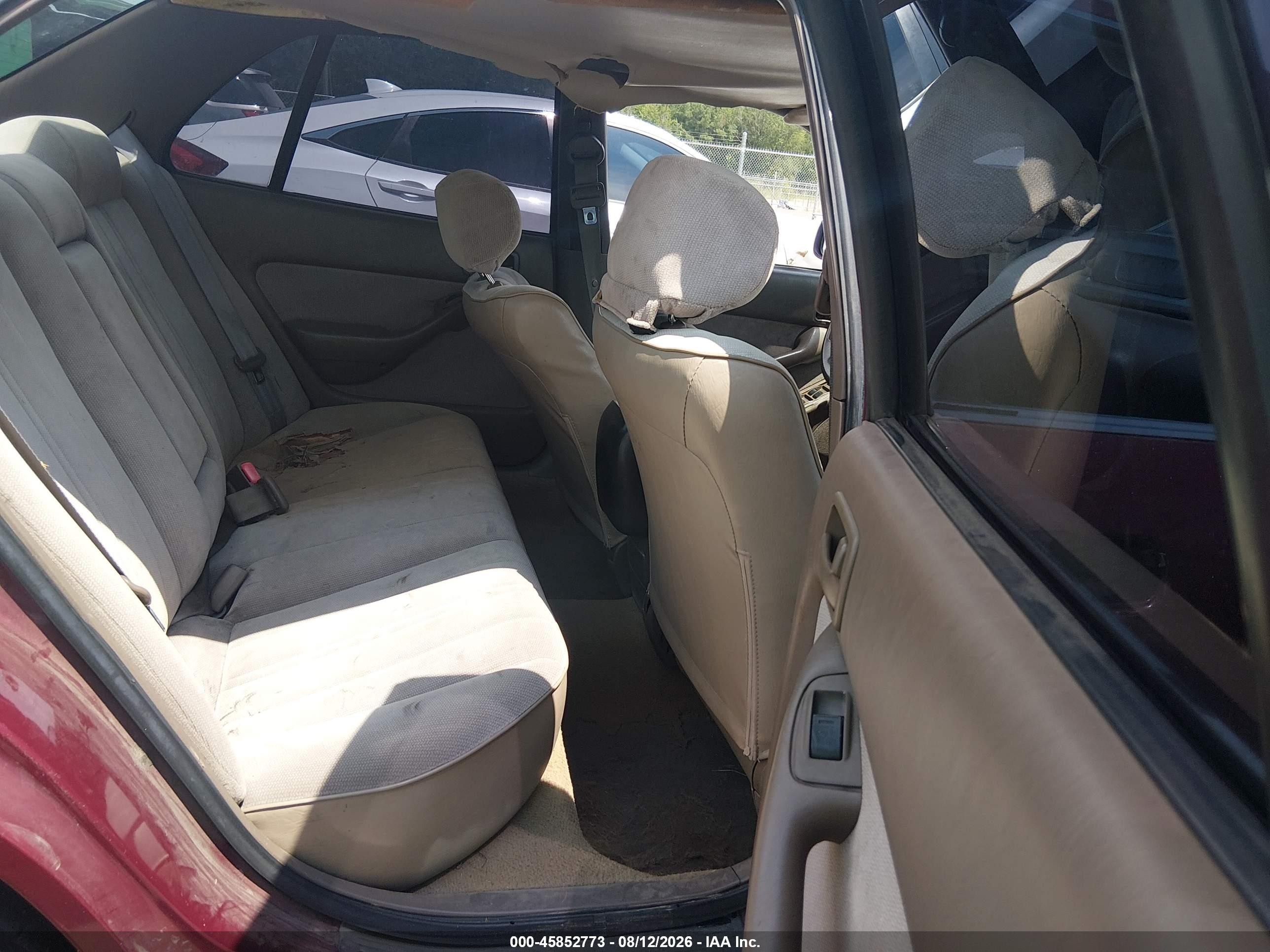 1996 Toyota Camry Dx/le/xle Red vin: JT2BG12K0T0386151