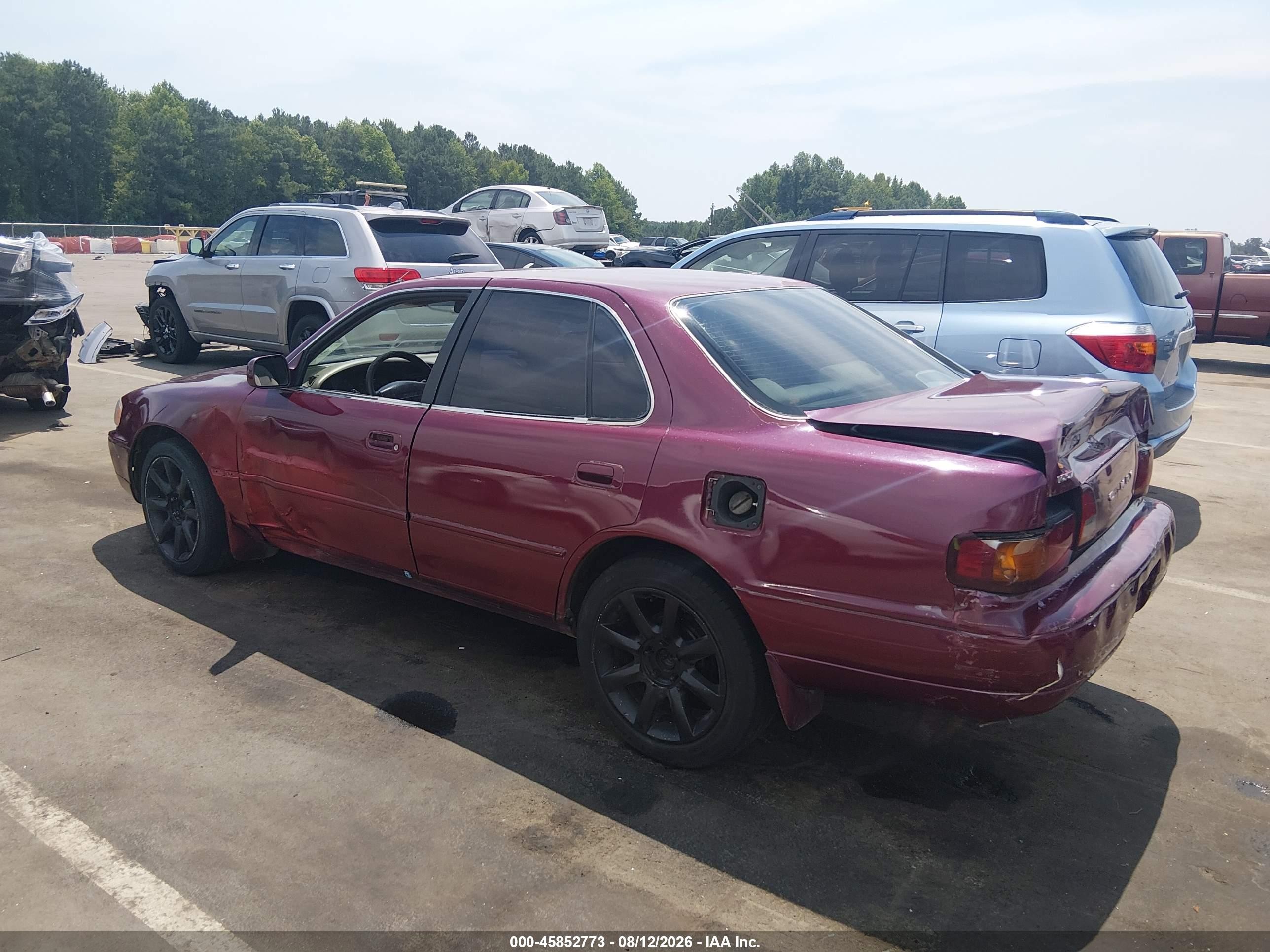 1996 Toyota Camry Dx/le/xle Red vin: JT2BG12K0T0386151