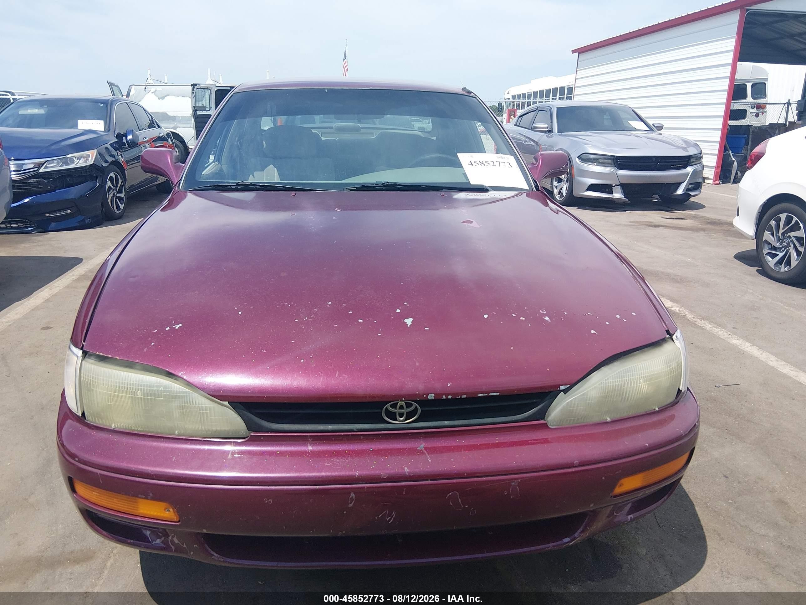 1996 Toyota Camry Dx/le/xle Red vin: JT2BG12K0T0386151