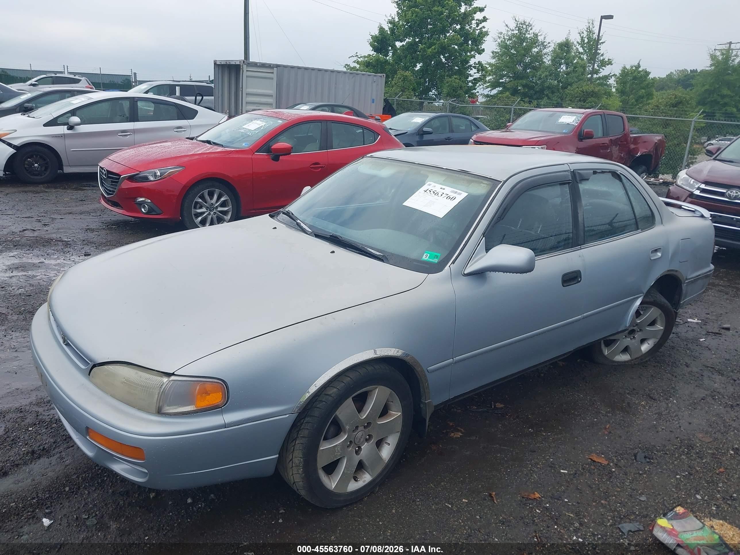 1996 Toyota Camry Dx/le/xle Light Blue vin: JT2BG12K3T0344007