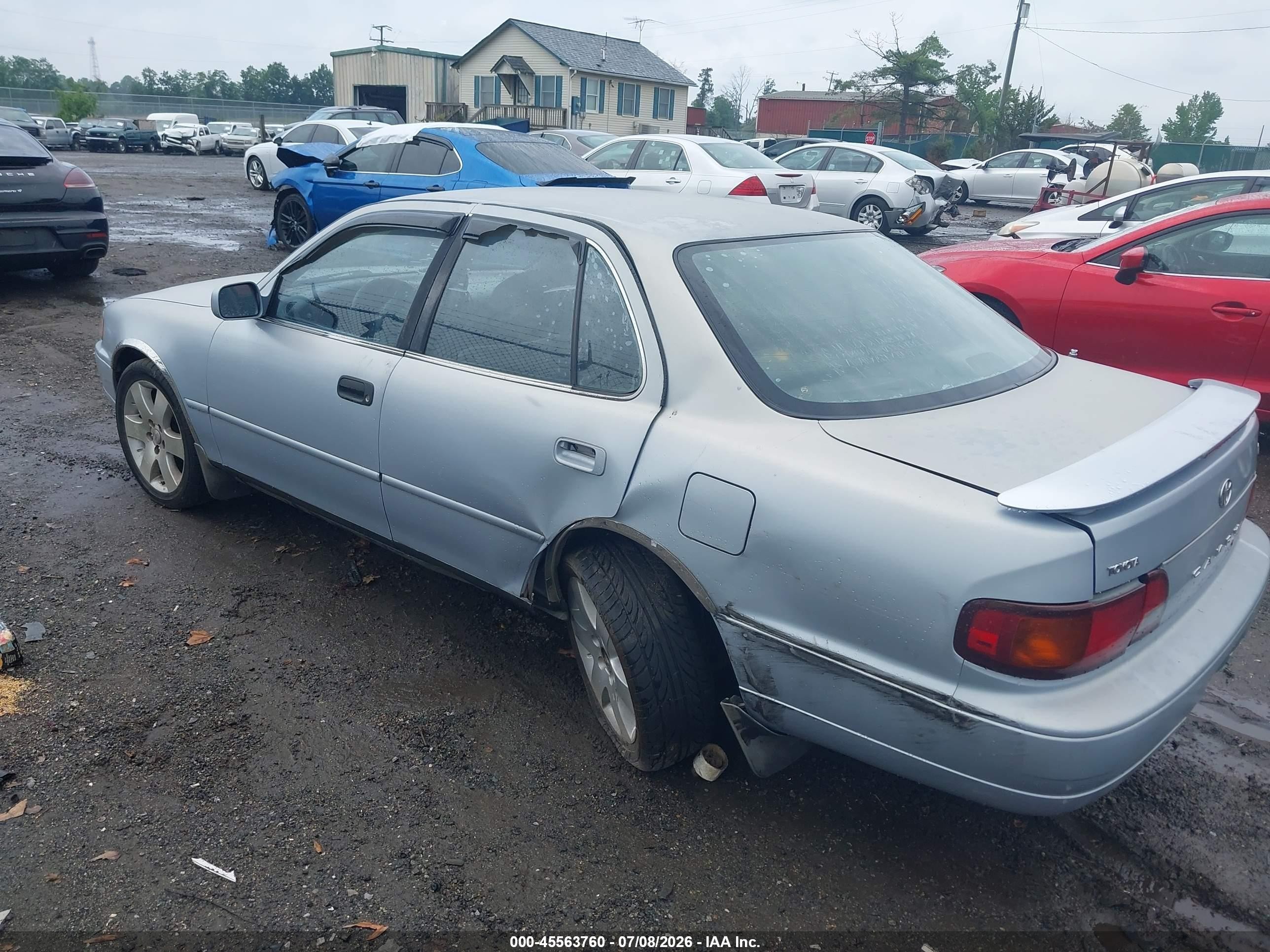 1996 Toyota Camry Dx/le/xle Light Blue vin: JT2BG12K3T0344007