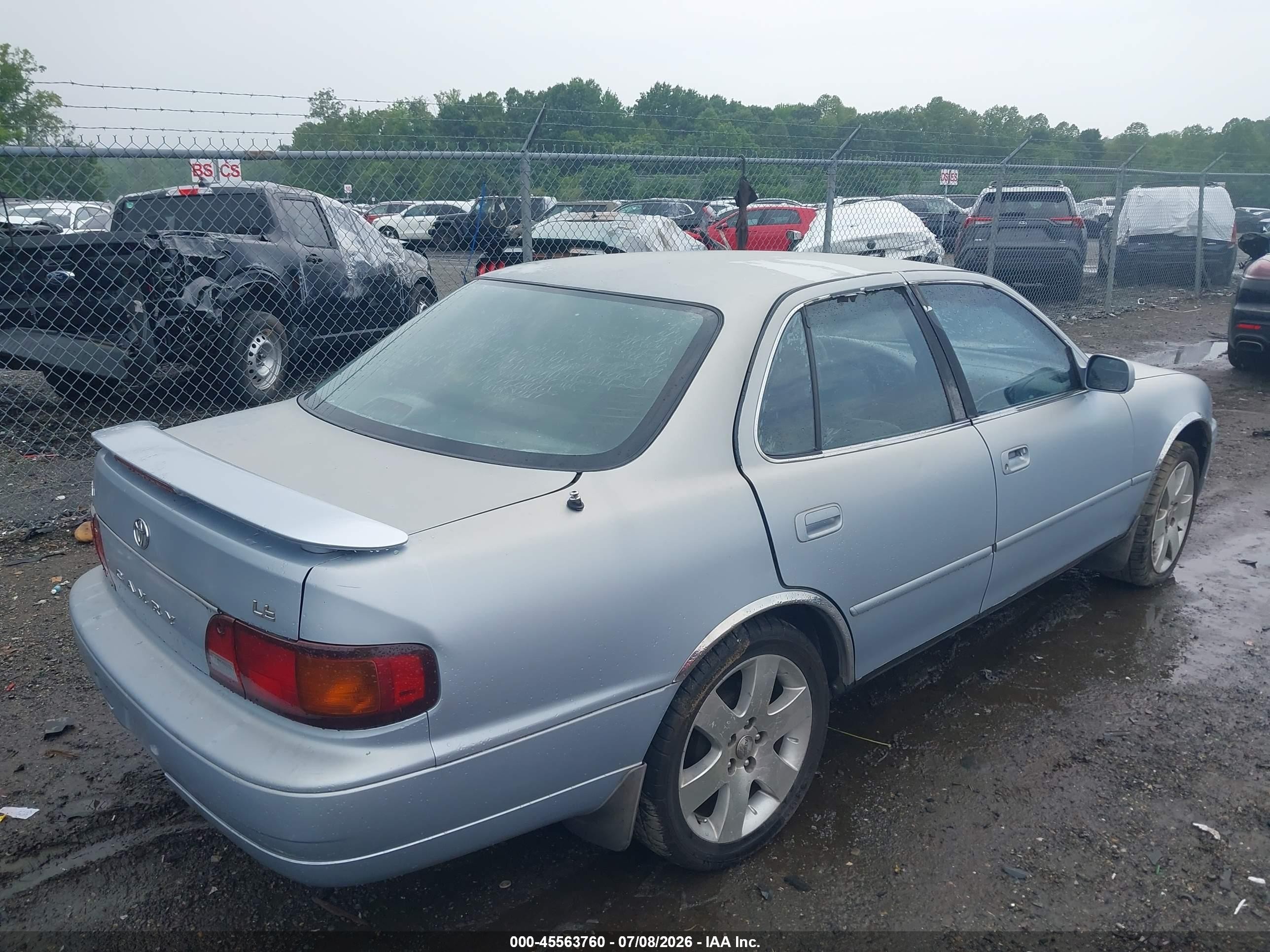 1996 Toyota Camry Dx/le/xle Light Blue vin: JT2BG12K3T0344007
