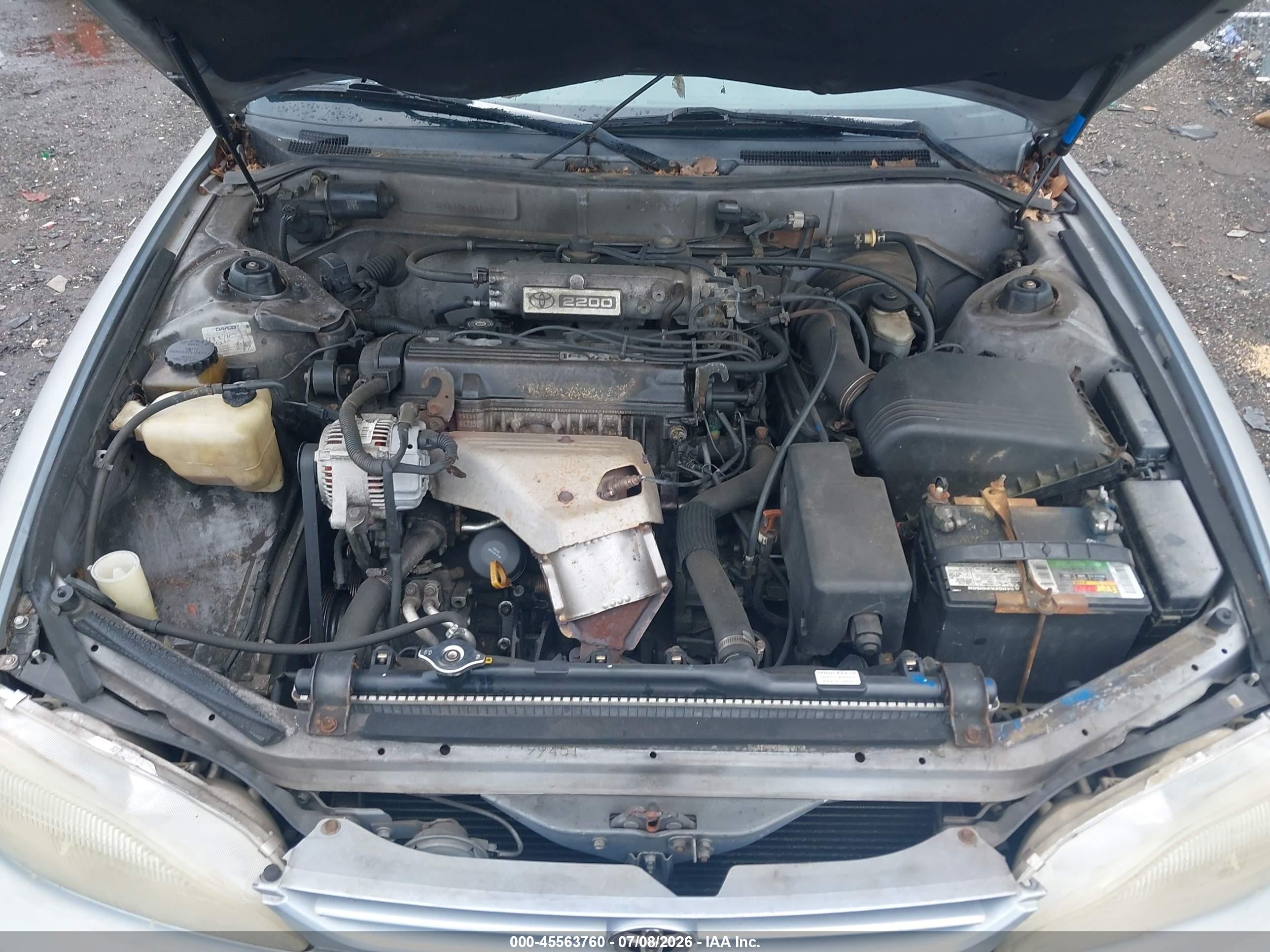 1996 Toyota Camry Dx/le/xle Light Blue vin: JT2BG12K3T0344007
