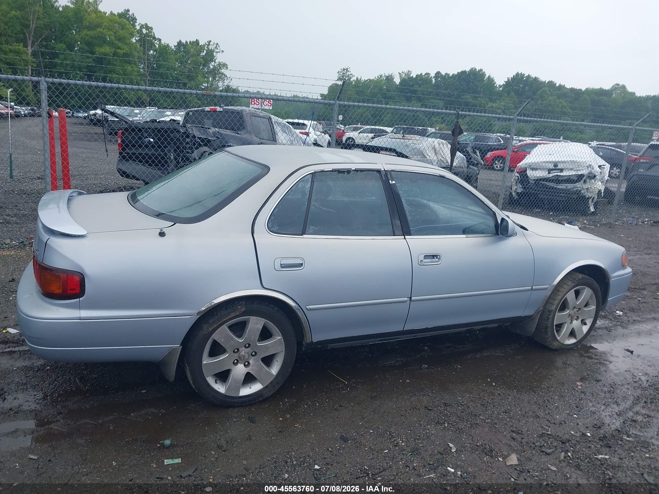 1996 Toyota Camry Dx/le/xle Light Blue vin: JT2BG12K3T0344007
