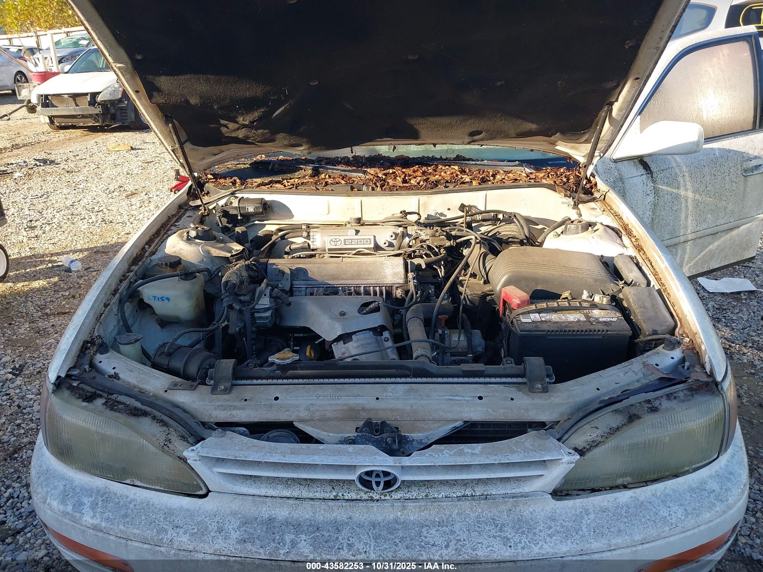 1996 Toyota Camry Dx/le/xle White vin: JT2BG12K4T0364606