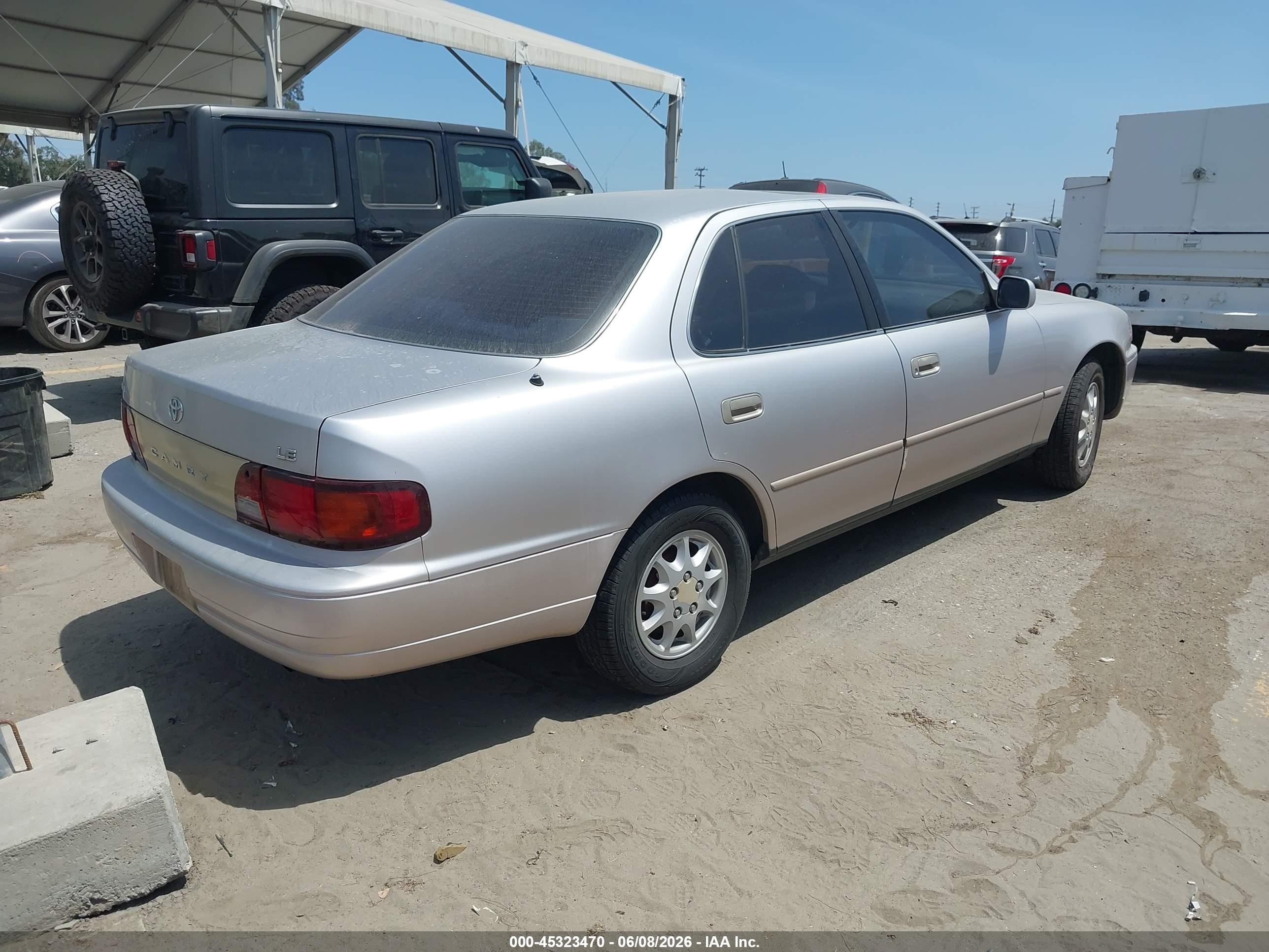 1996 Toyota Camry Dx/le/xle Silver vin: JT2BG12K4T0398495