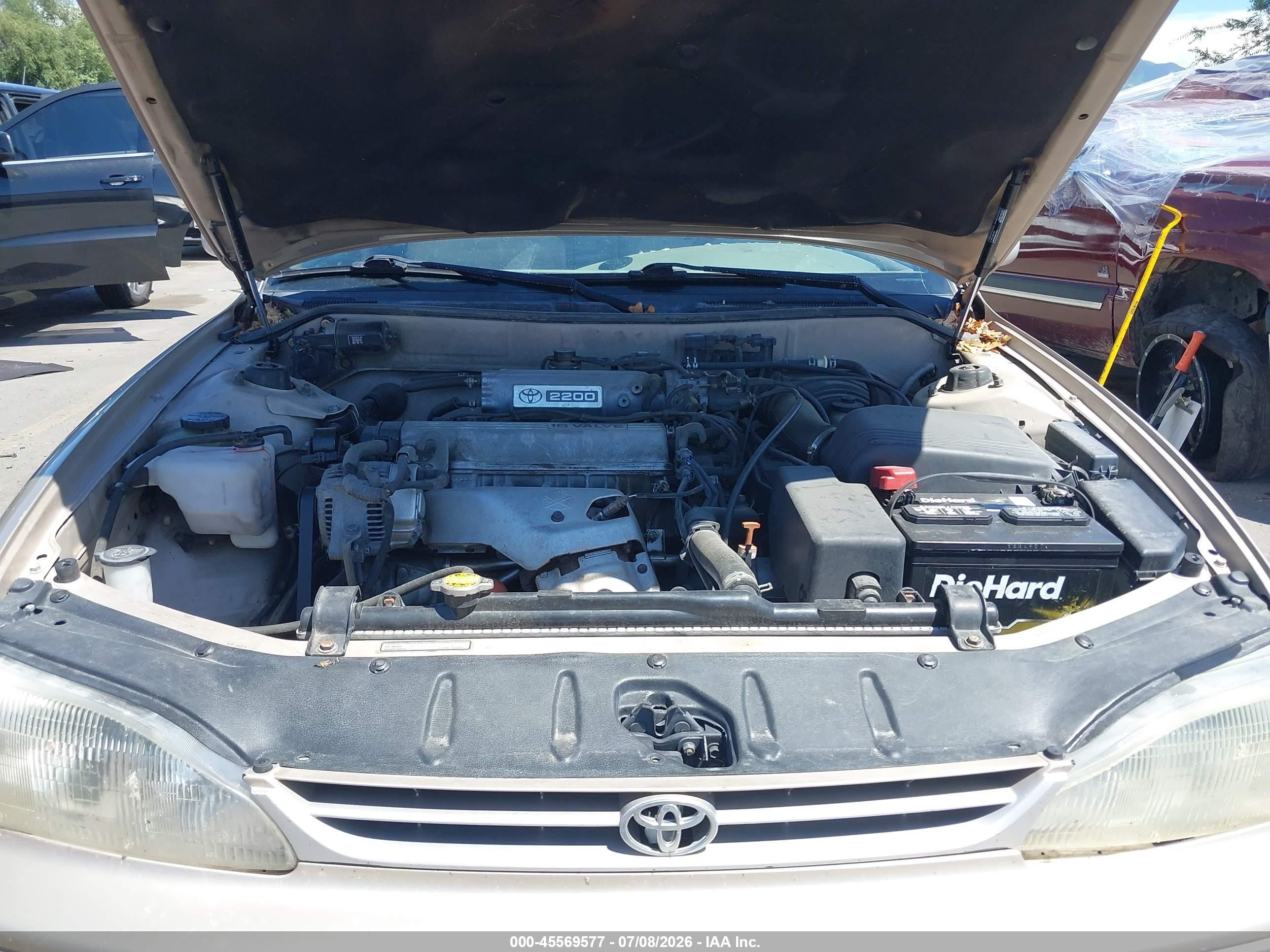 1996 Toyota Camry Dx/le/xle Gold vin: JT2BG12K6T0349573